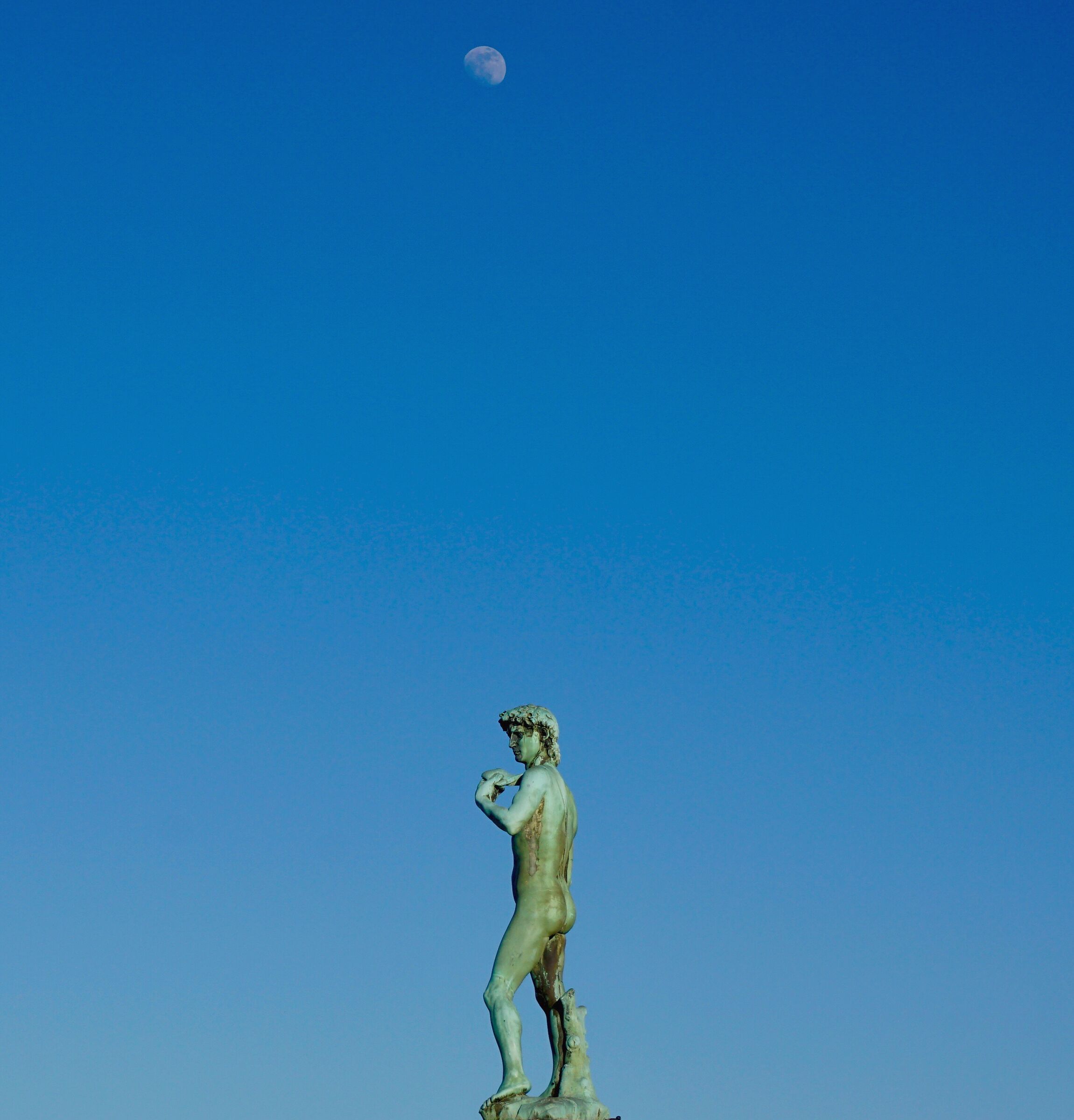 Piazzale Michelangiolo and moon...