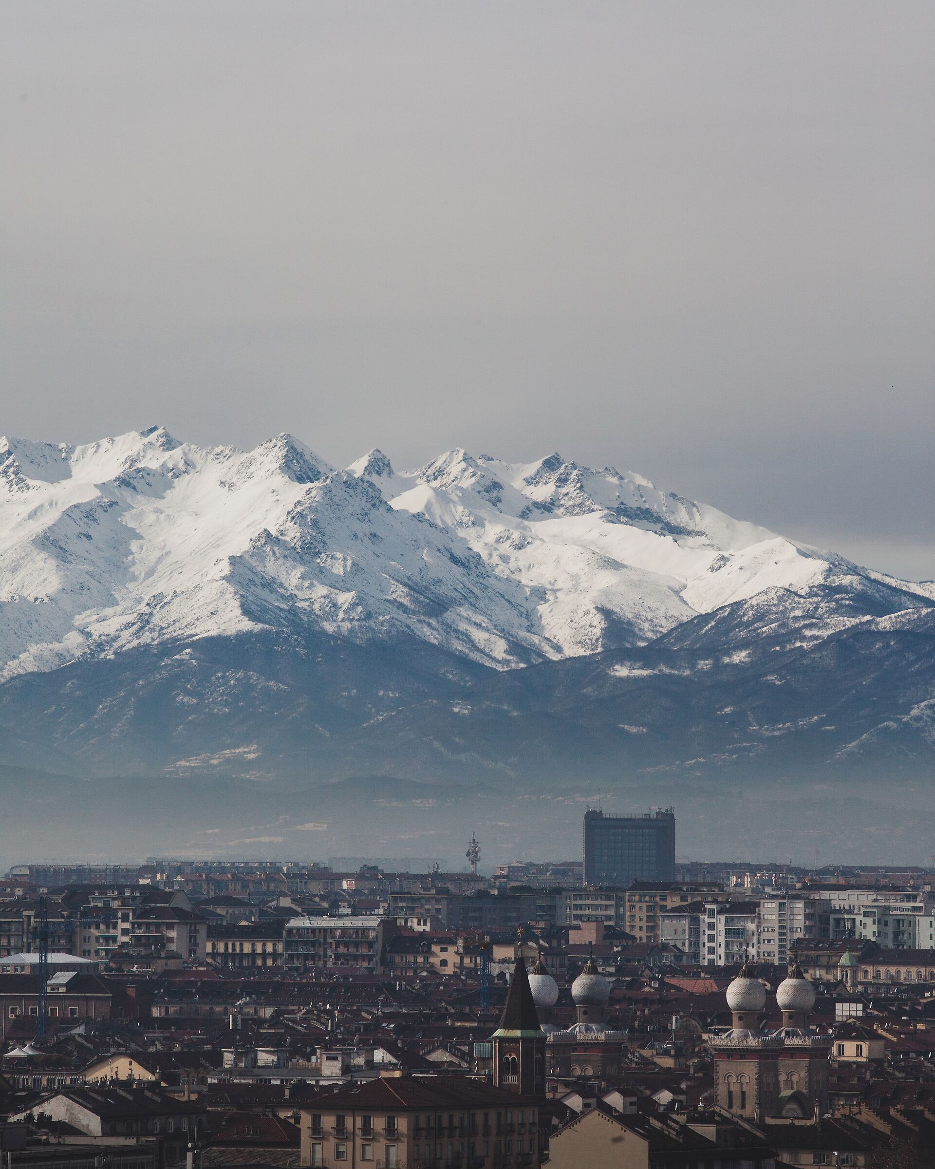 Alps and cities ...