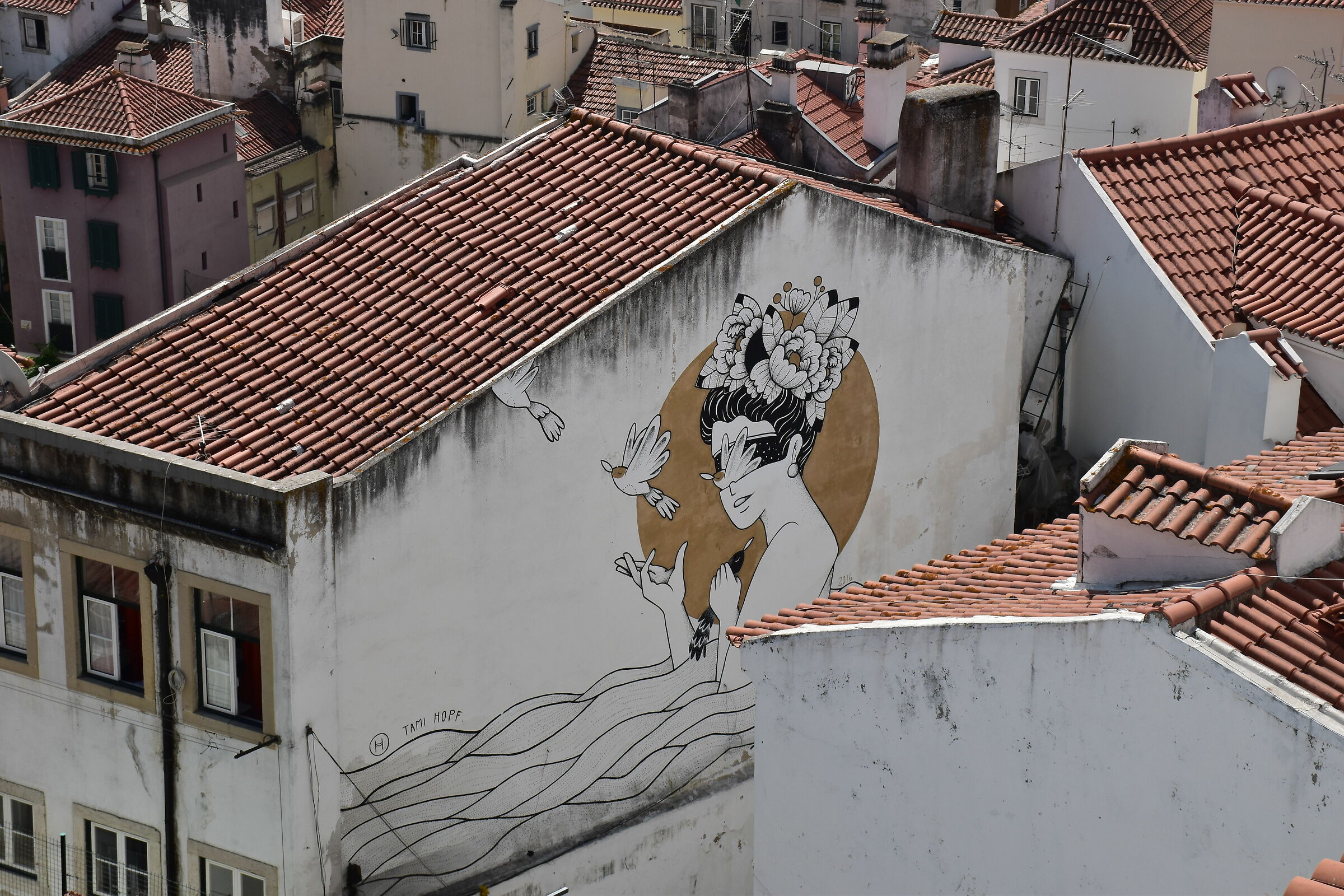 Murals in Lisbon...