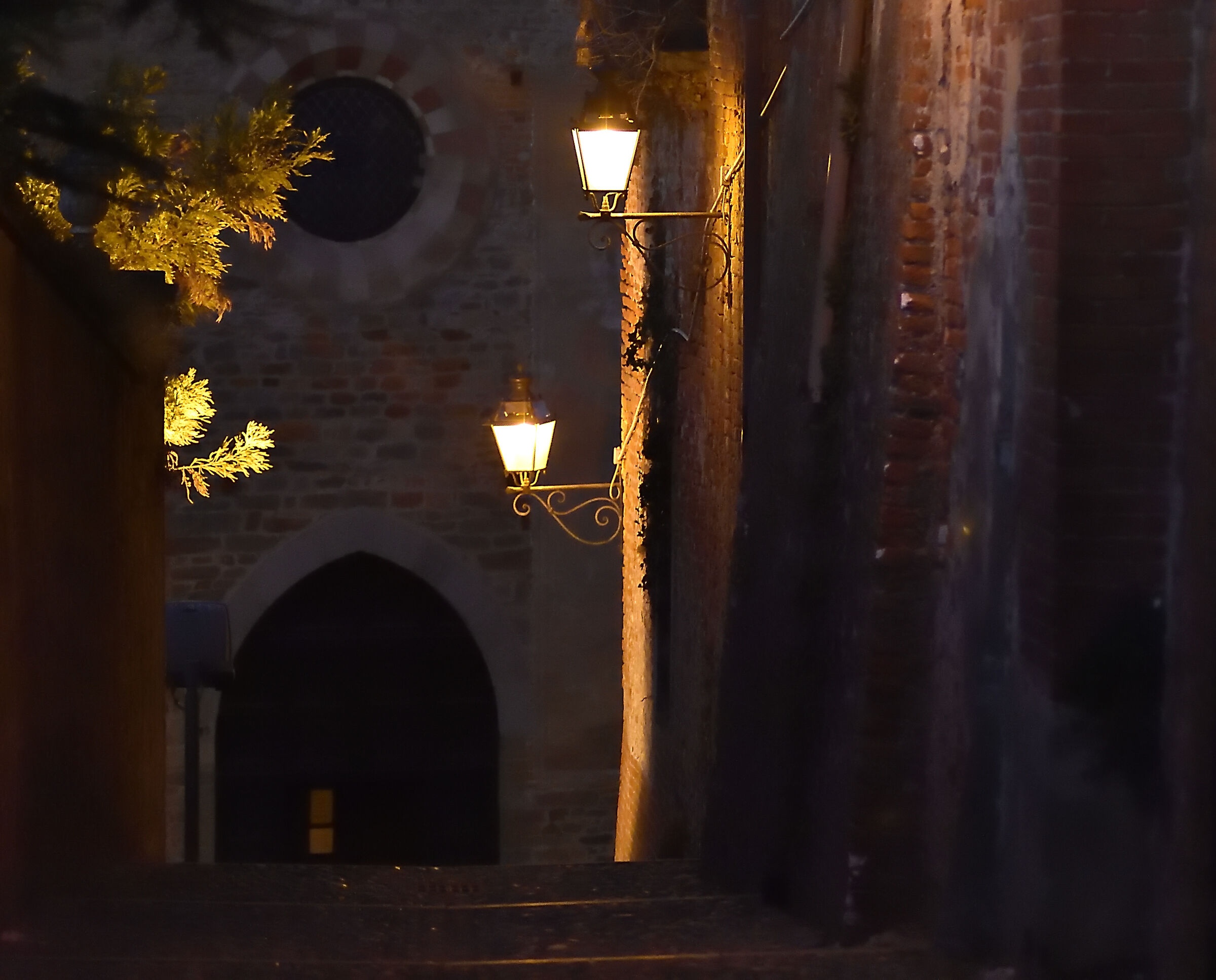 verso la chiesa...