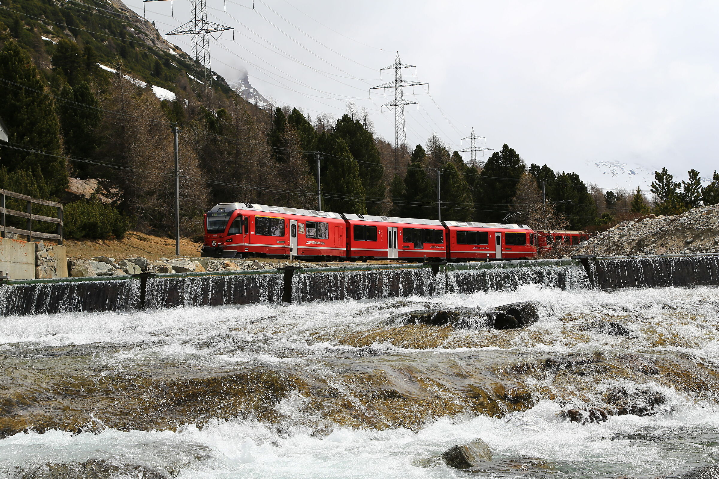 Trenino rosso del Bernina...
