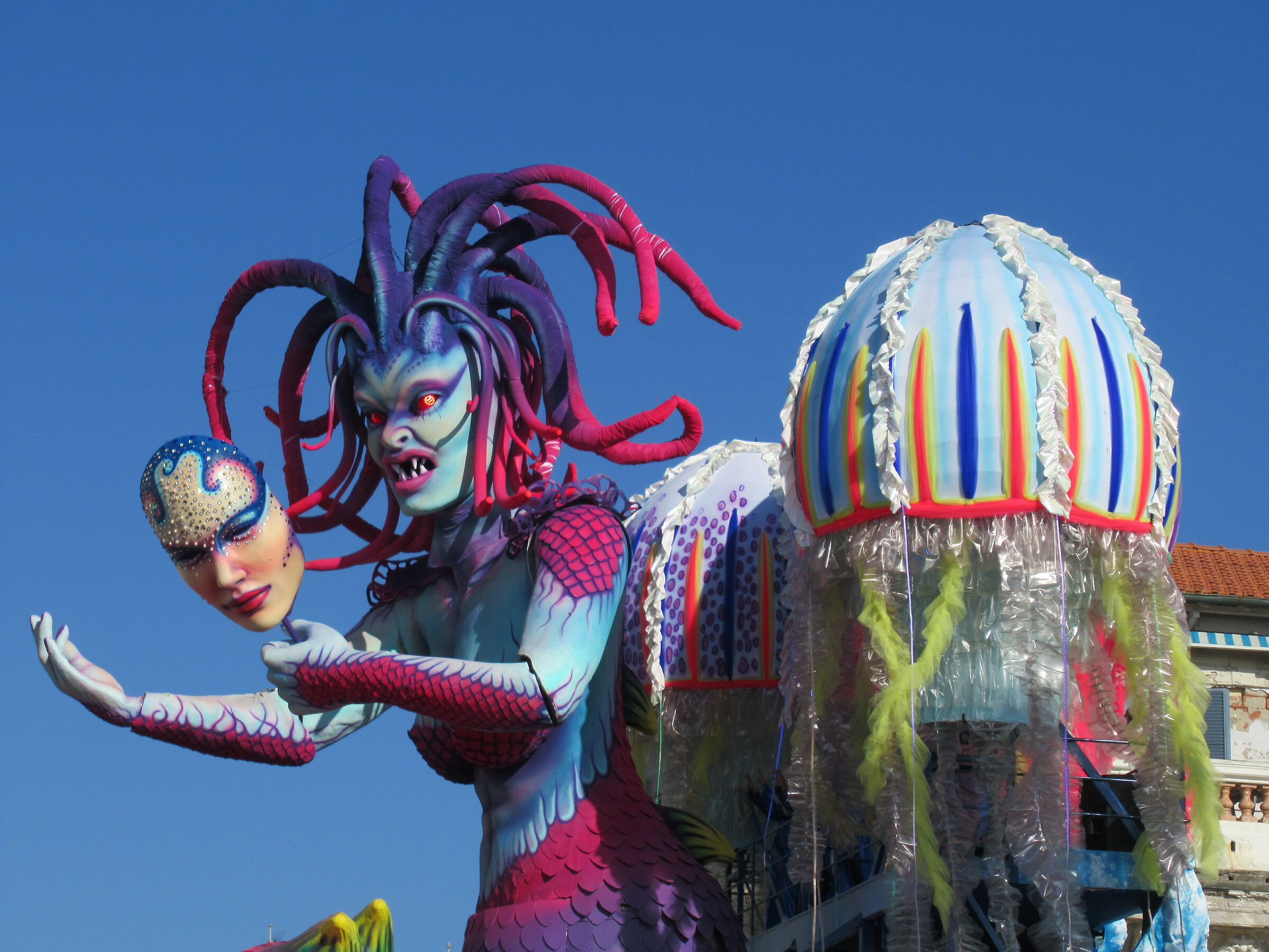 Carnival of Viareggio "The deception of the Mermaid"...