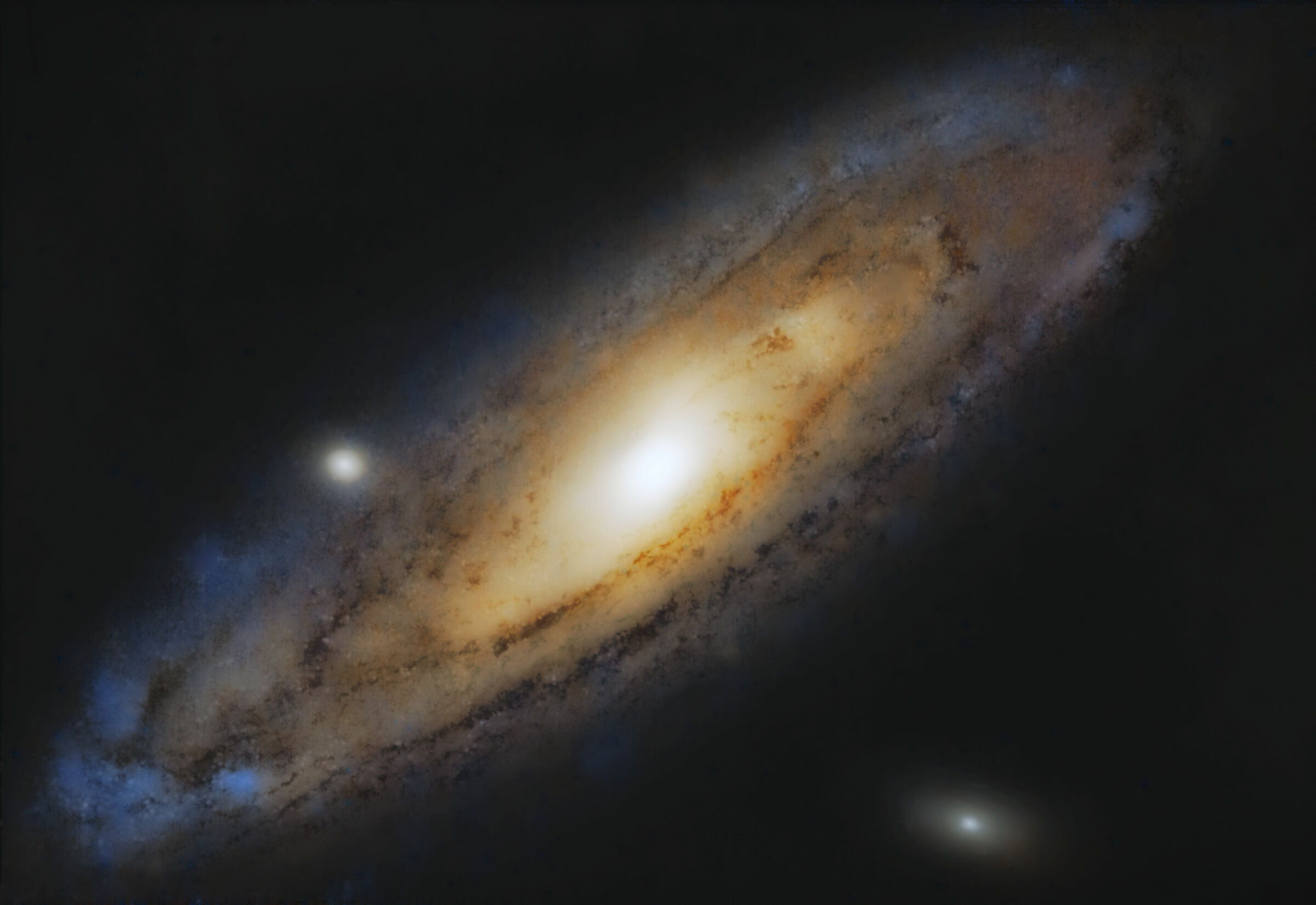 Starless version of the famous Andromeda Galaxy...