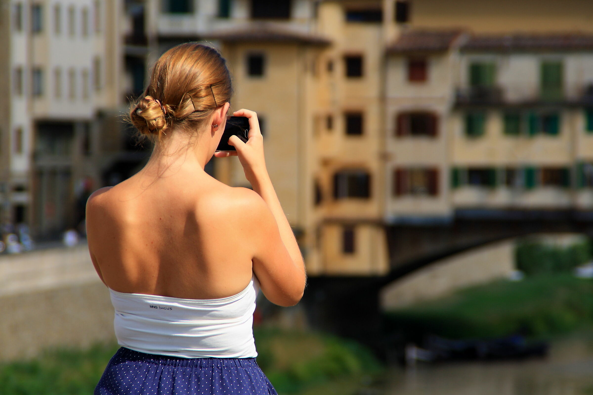 Fotografando Ponte Vecchio...