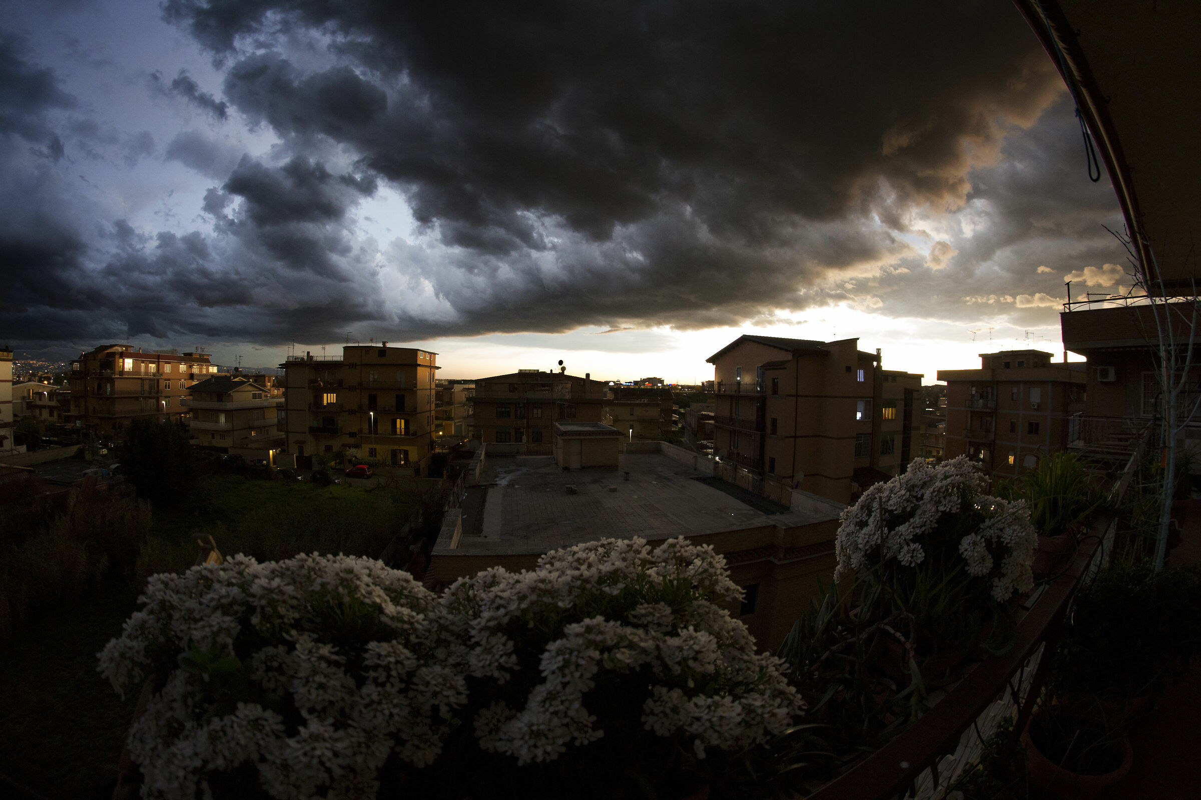 A thunderstorm in Rome...