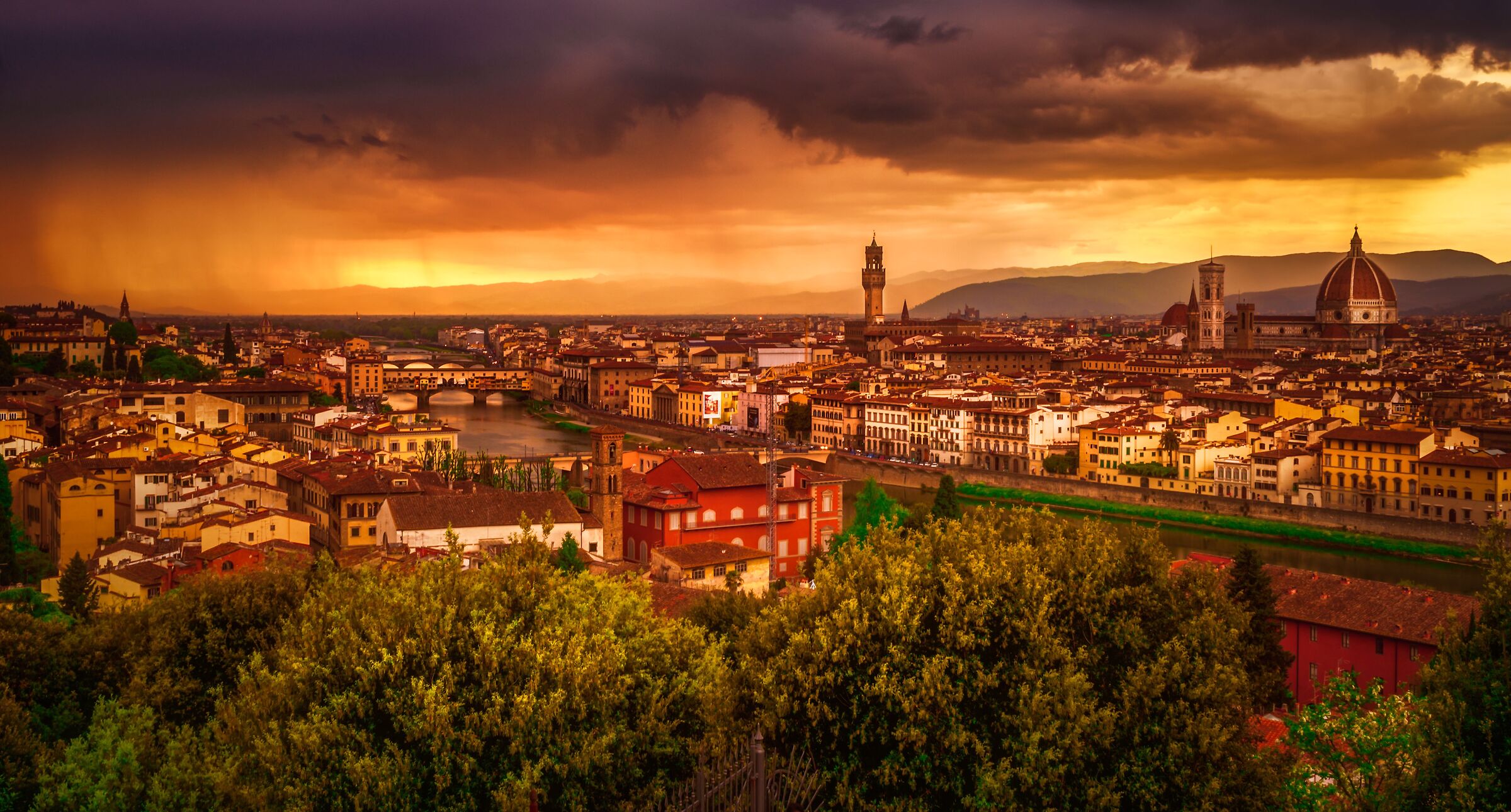 Sunset in Florence...