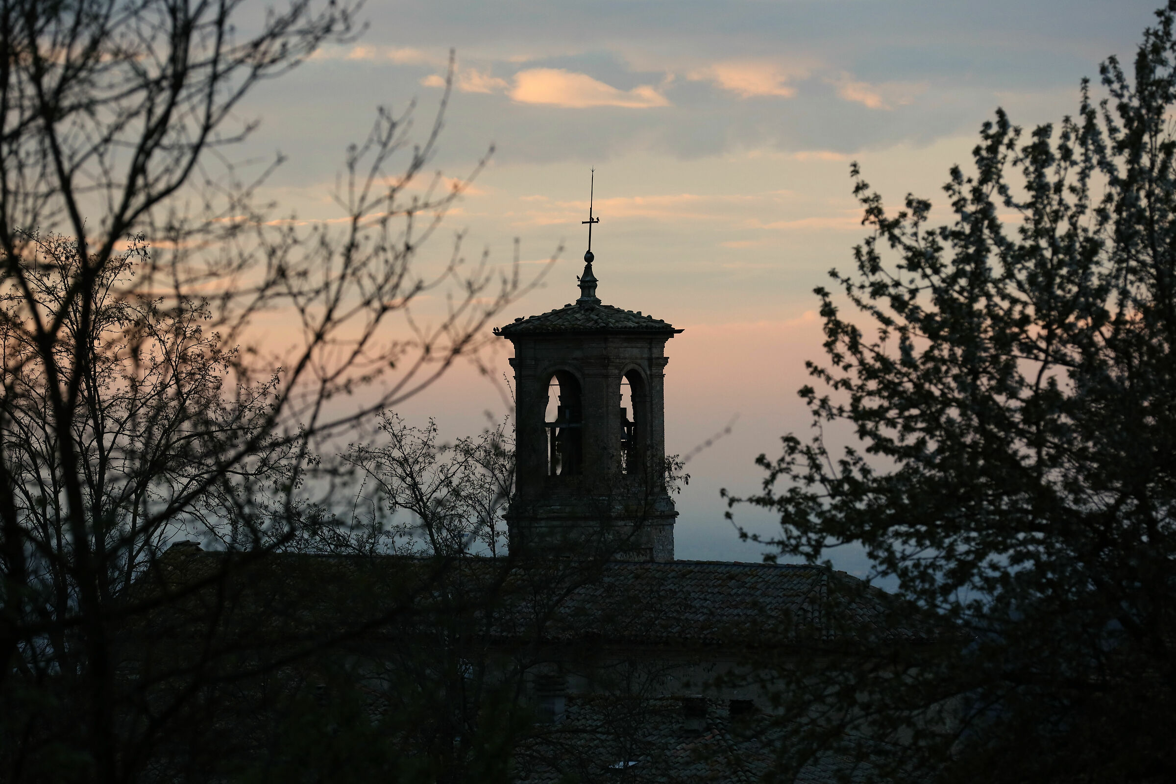 Campane al tramonto (Grassano-RE)...