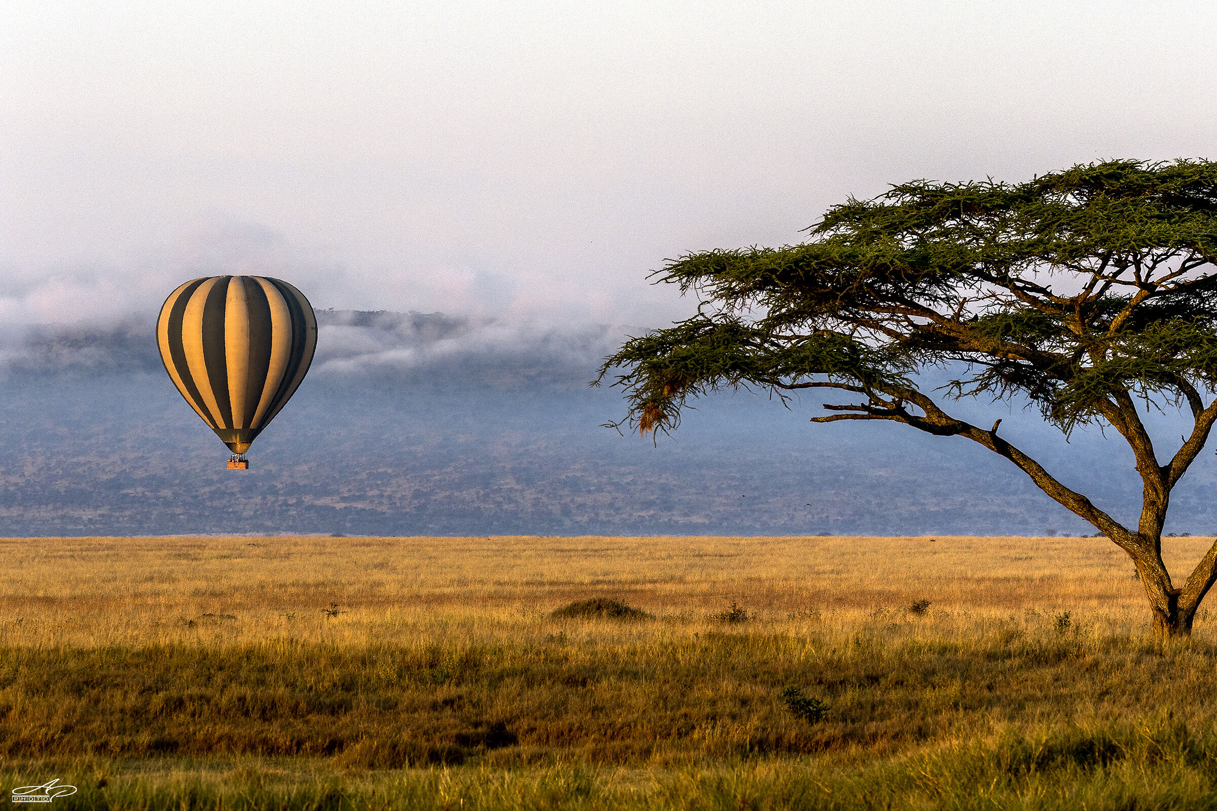 Africa by hot air balloon...