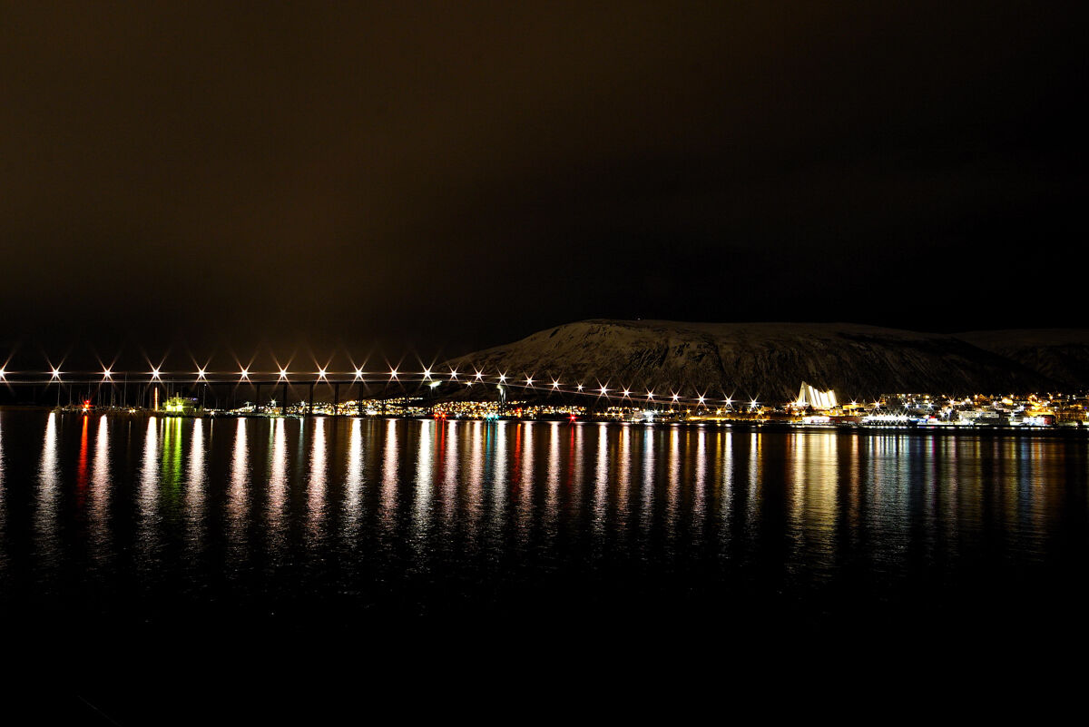Tromso by night...