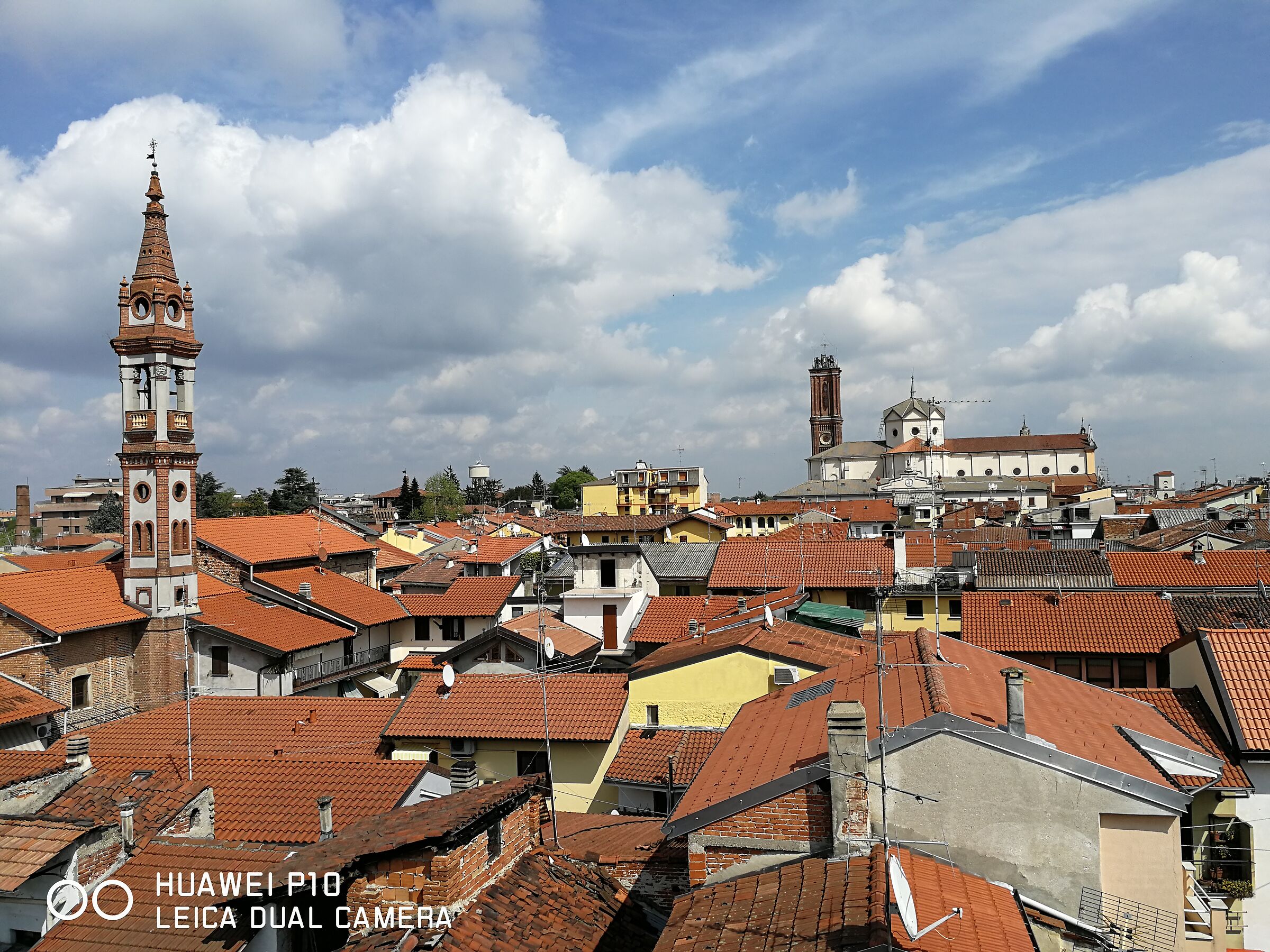 Galliate view from the rooftops....