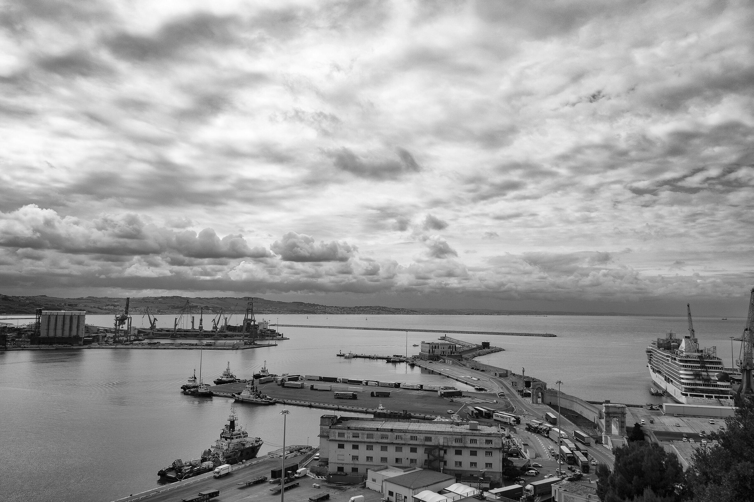 View of the Port of Ancona...