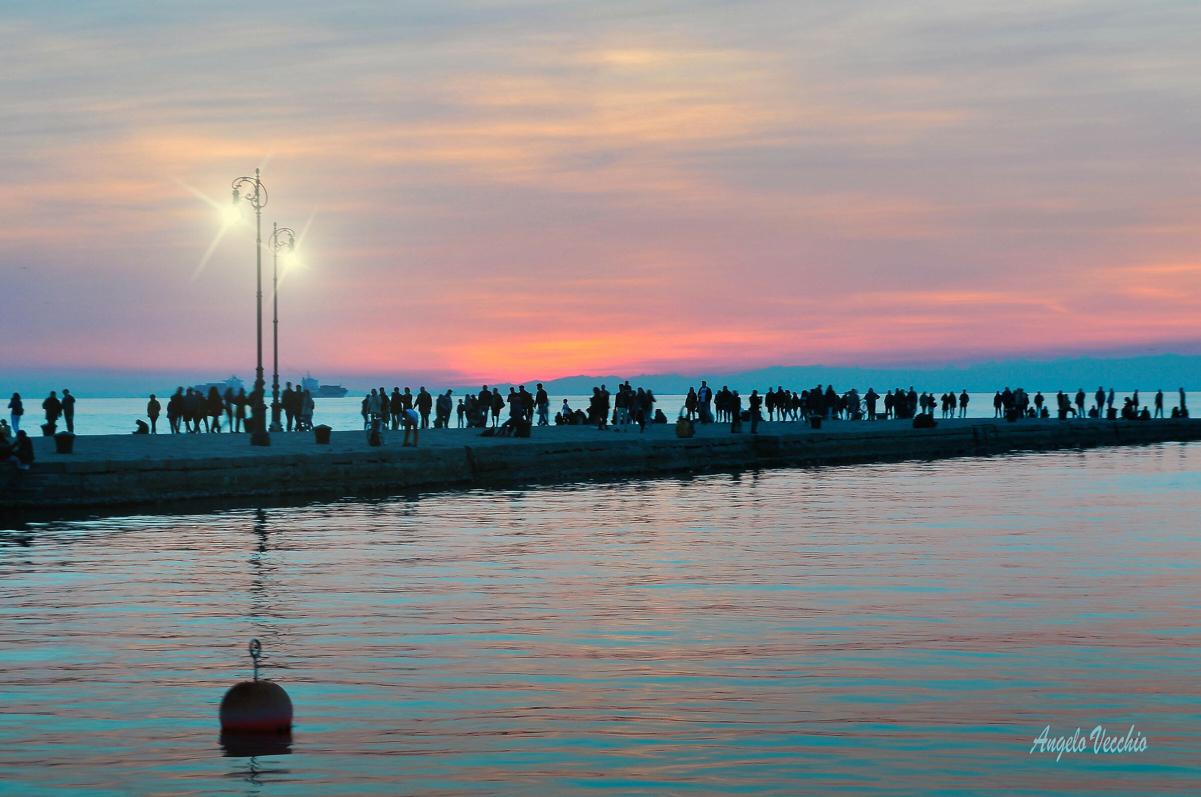 Sunset at the Daring Pier.. Ts...