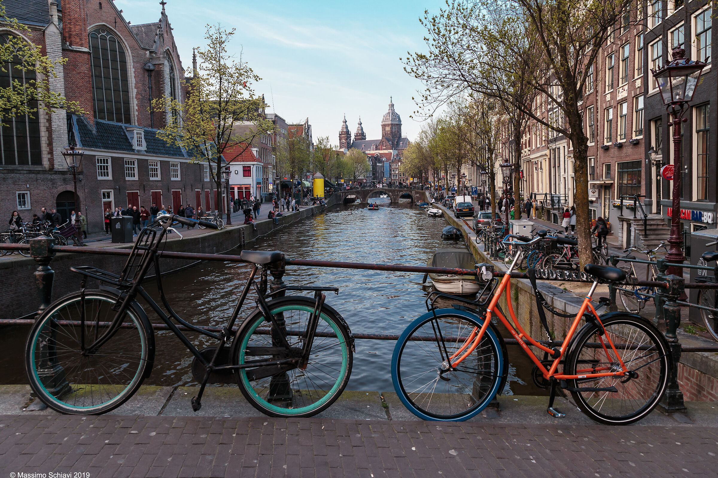 Canals and bicycles in Amsterdam....