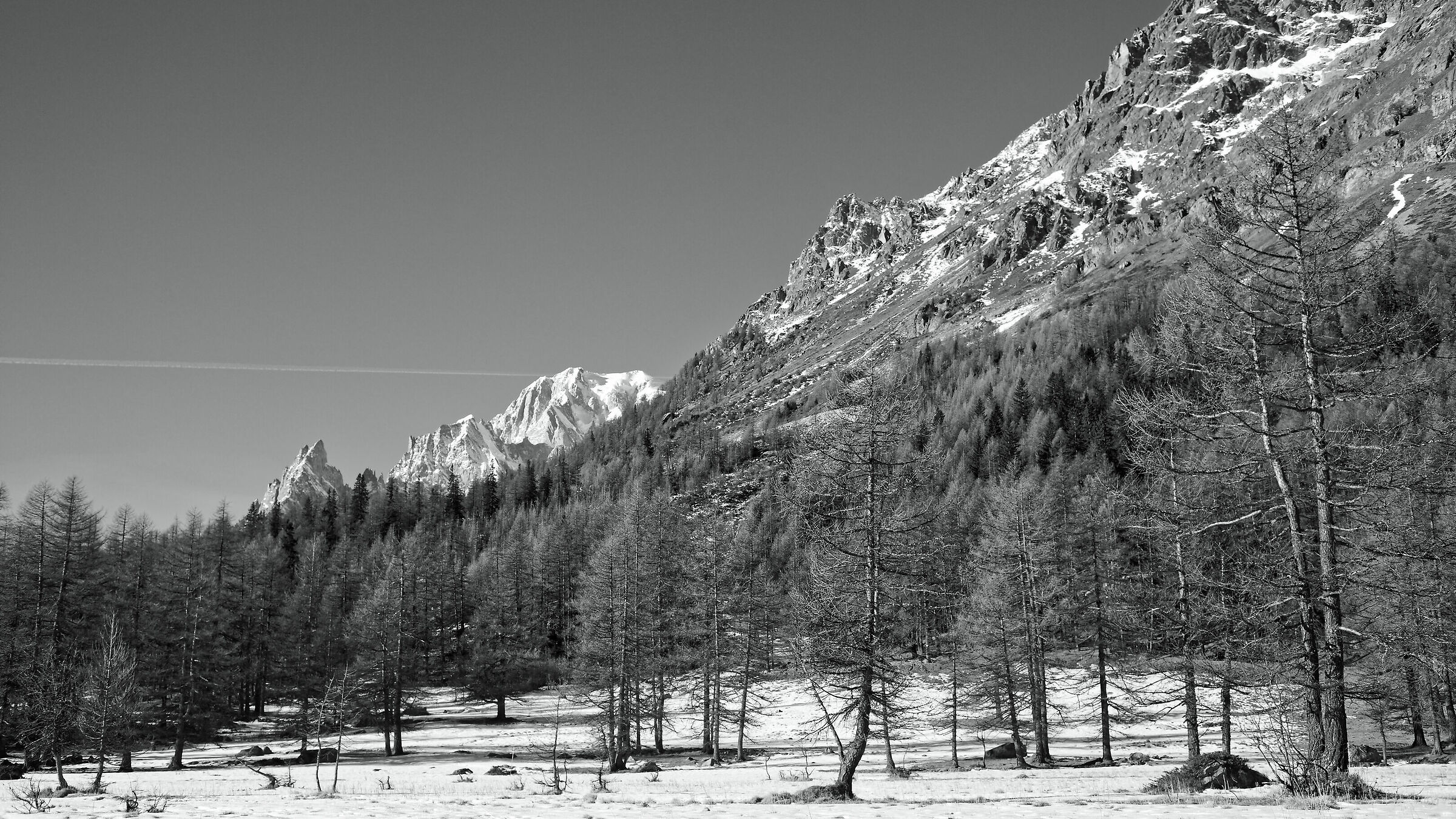 Freboudze-Val ferret italiana. Dicembre 2015...
