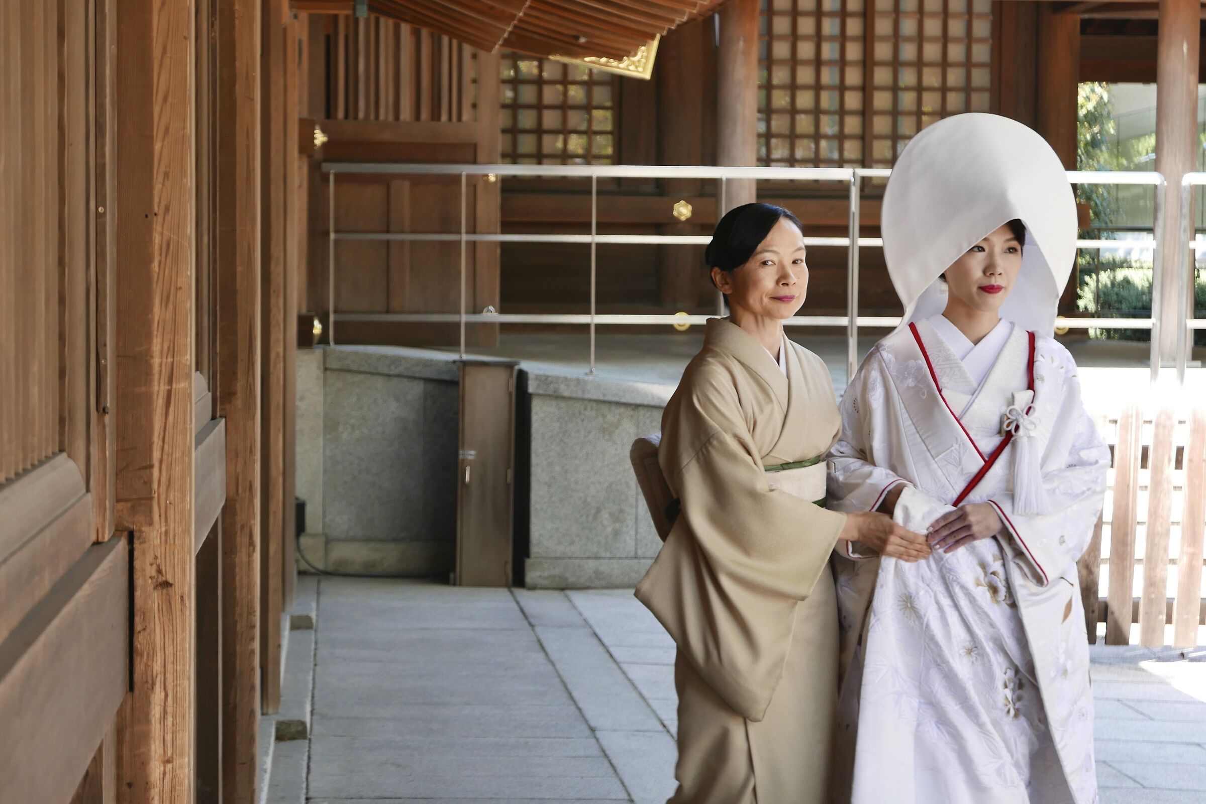 Japanese engagement in Meiji Shrine...