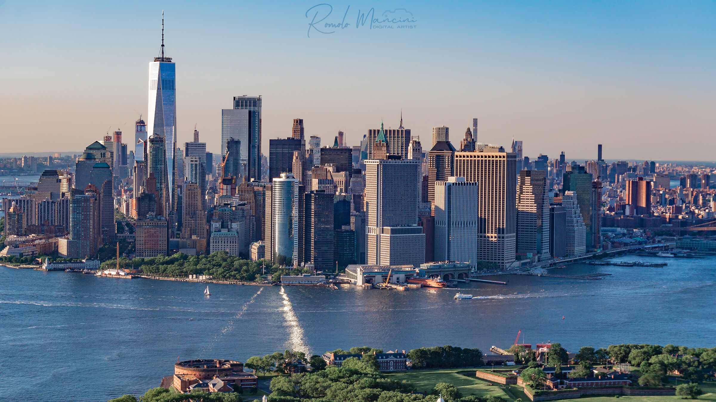 Manhattan from FlyNyon helicopter...