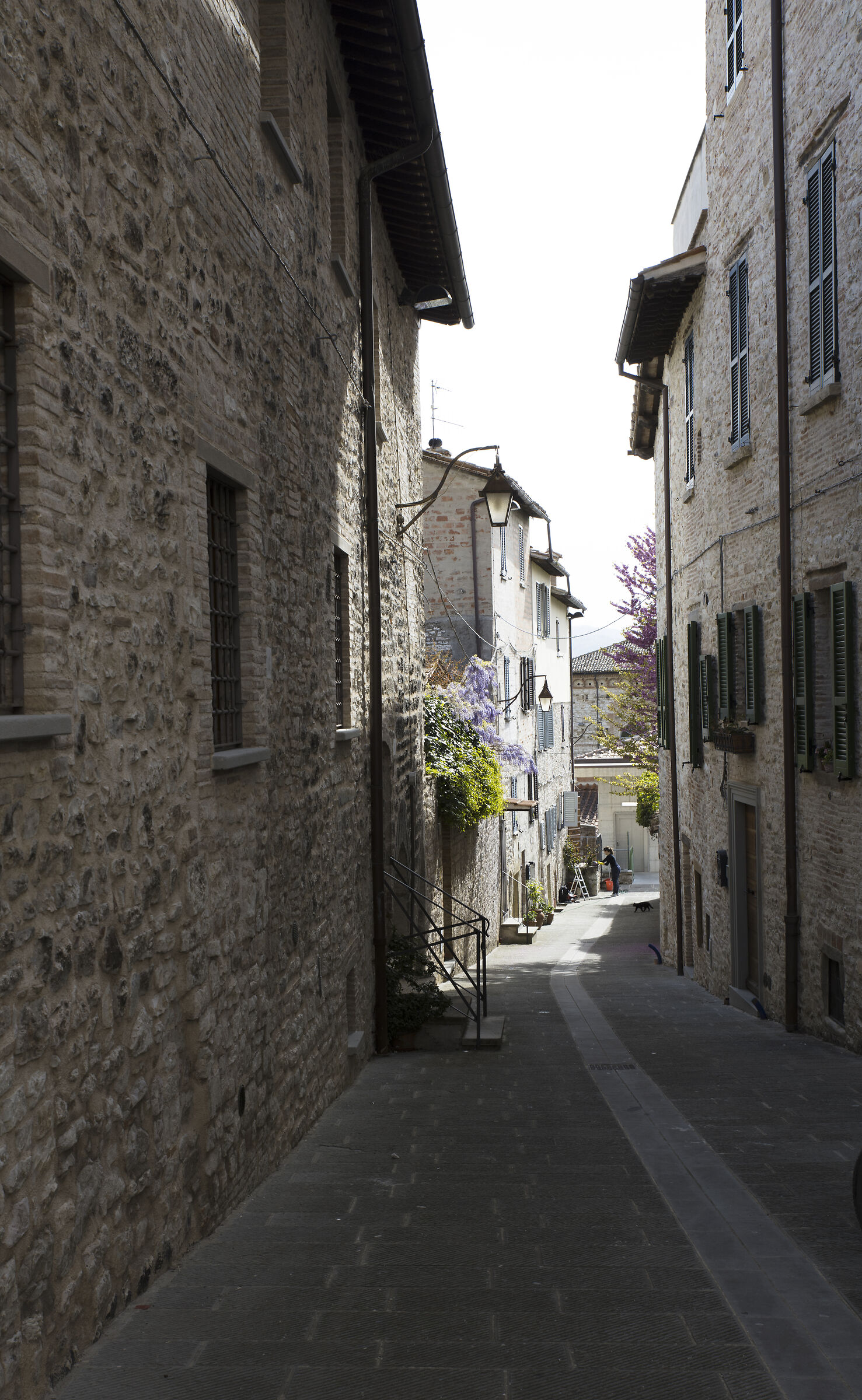 Between the alleys of Gubbio...