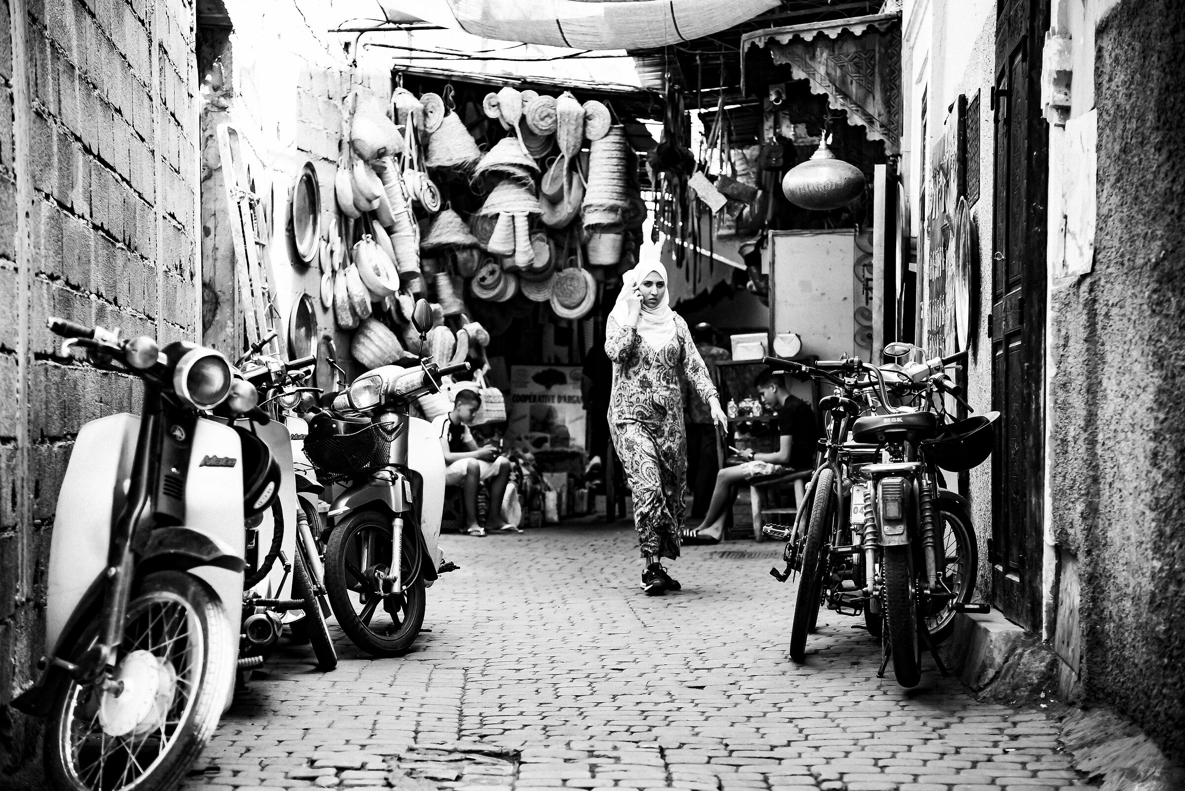 A look in the souk of Marrakesh...