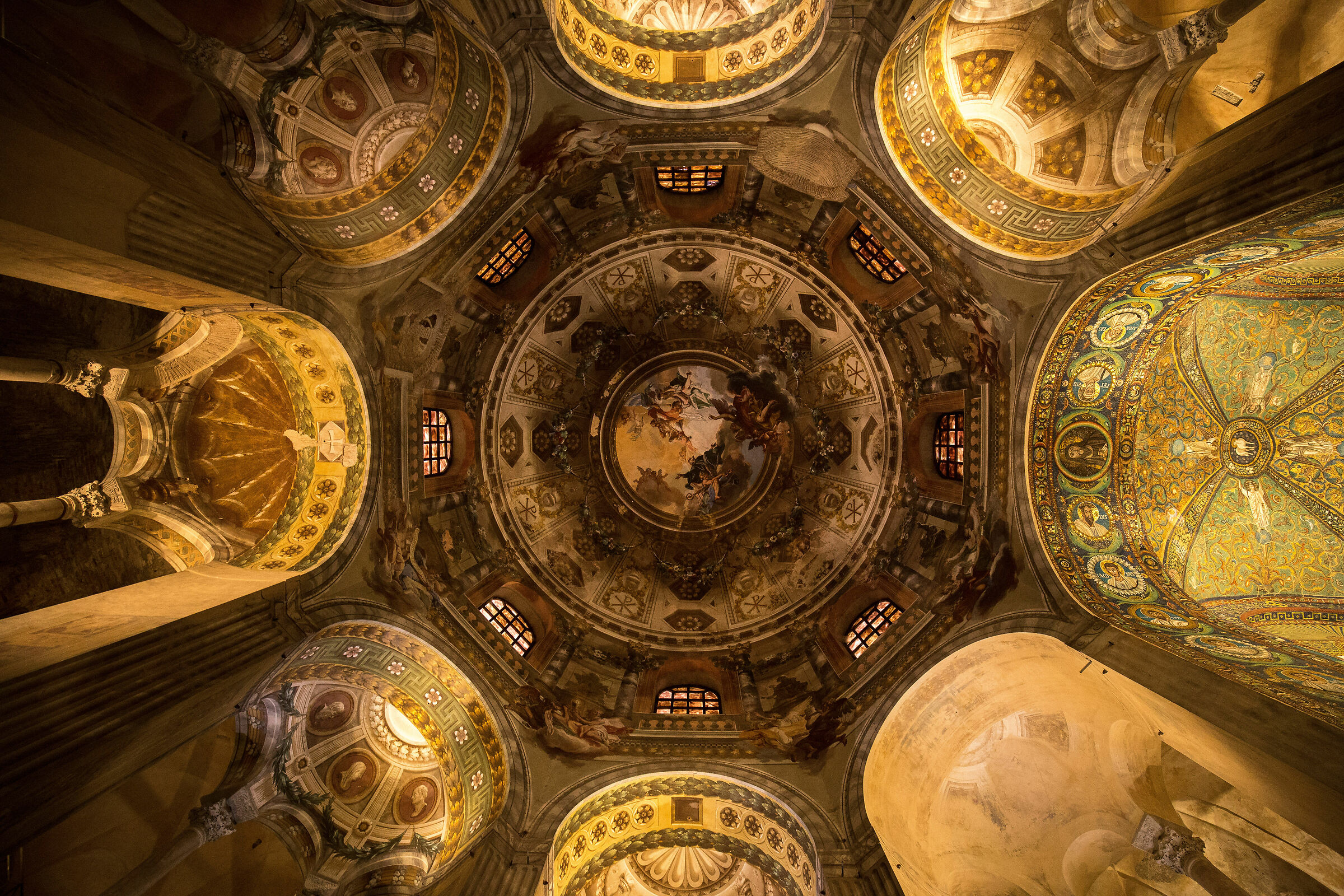 Basilica of San Vitale in Ravenna. The Dome...