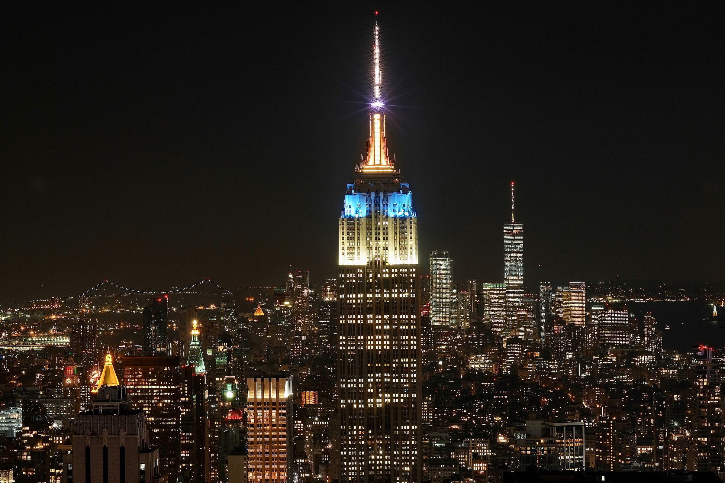 the empire state building...