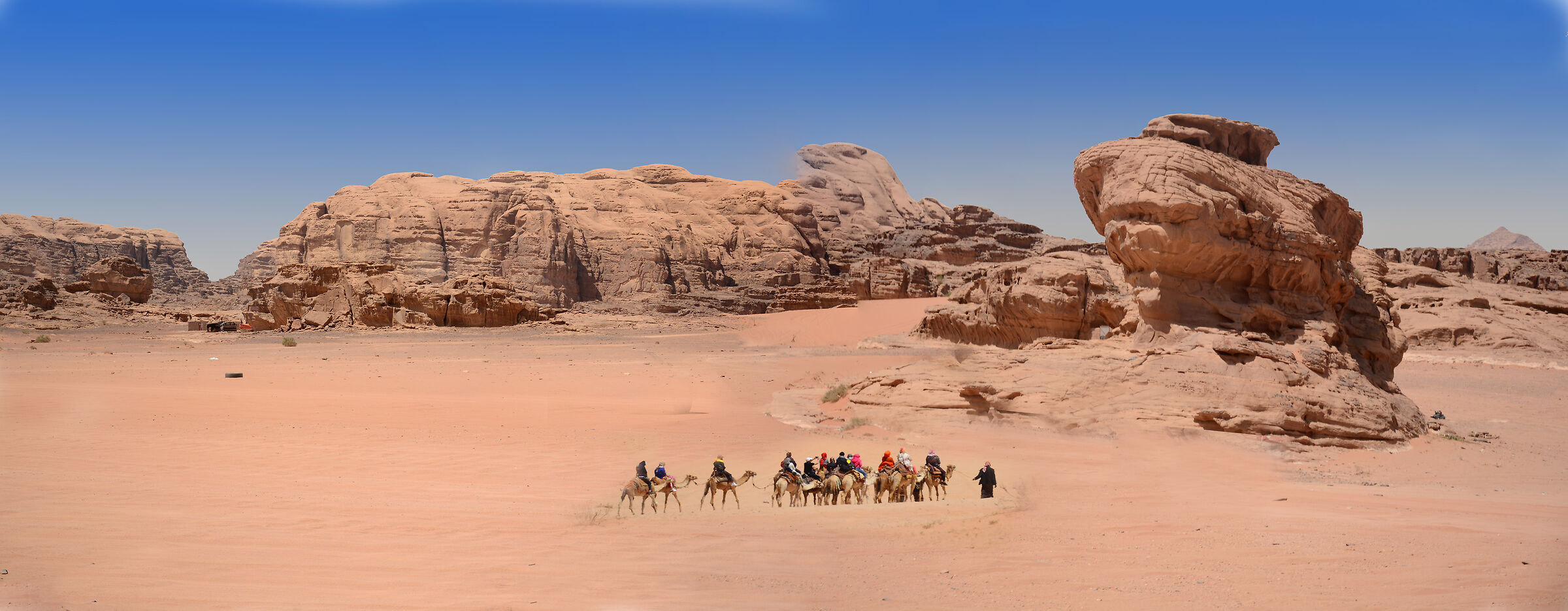Carovana nel Wadi Rum...