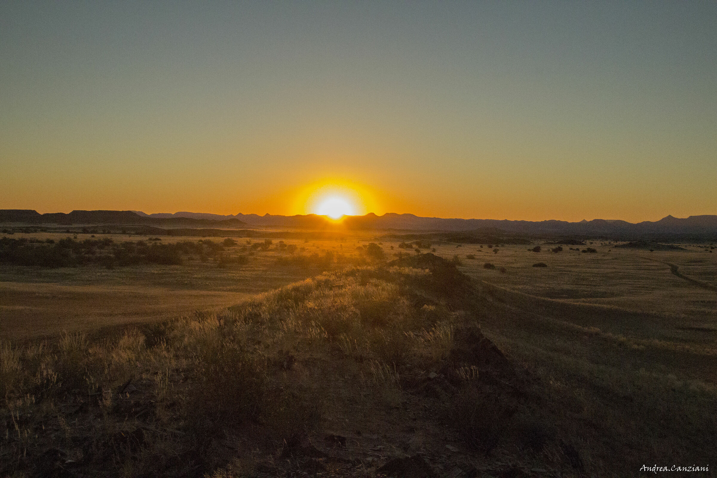 Sunset in Namibia 2...