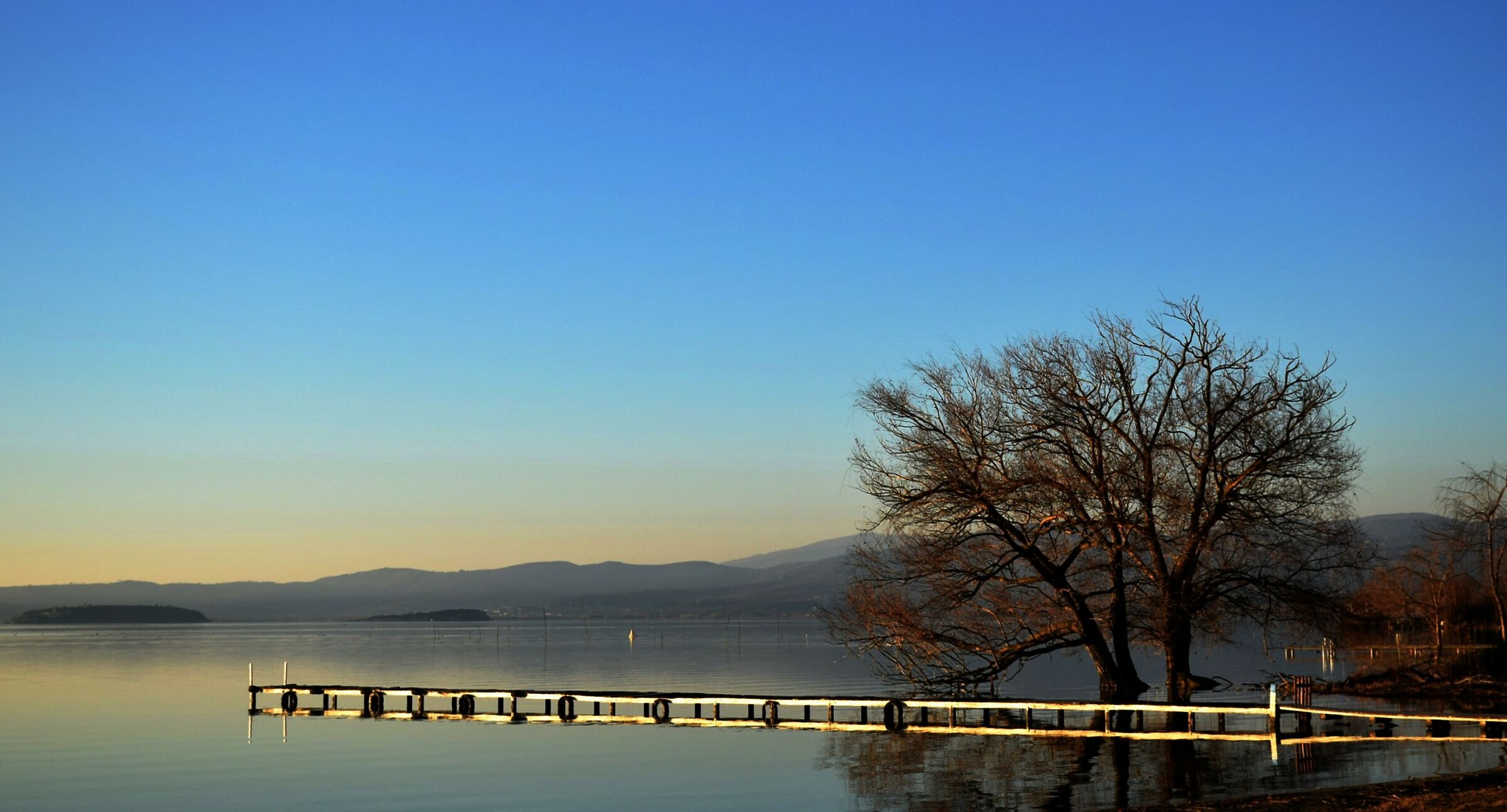 The pier...