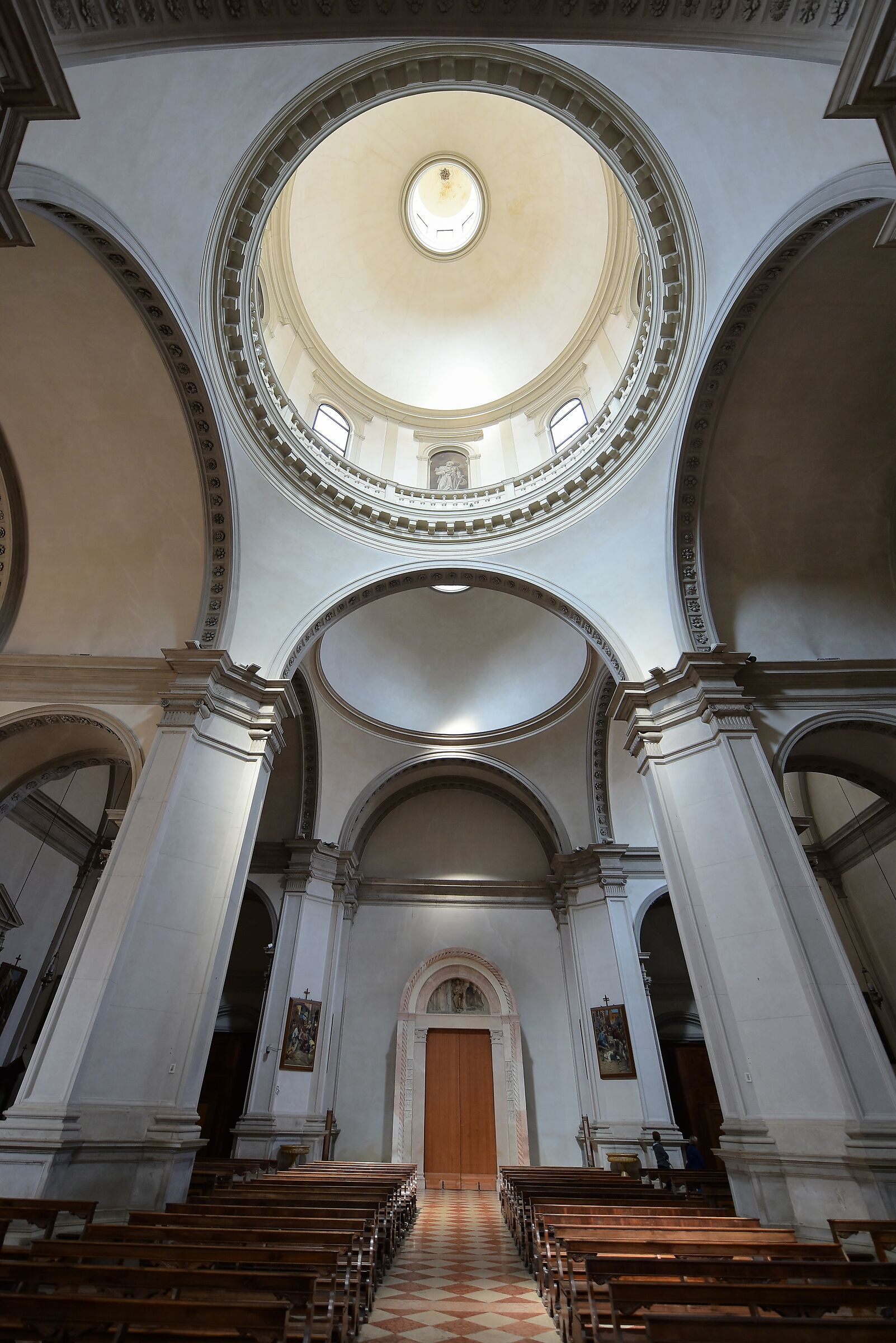 Interior of the Duomo of Treviso...