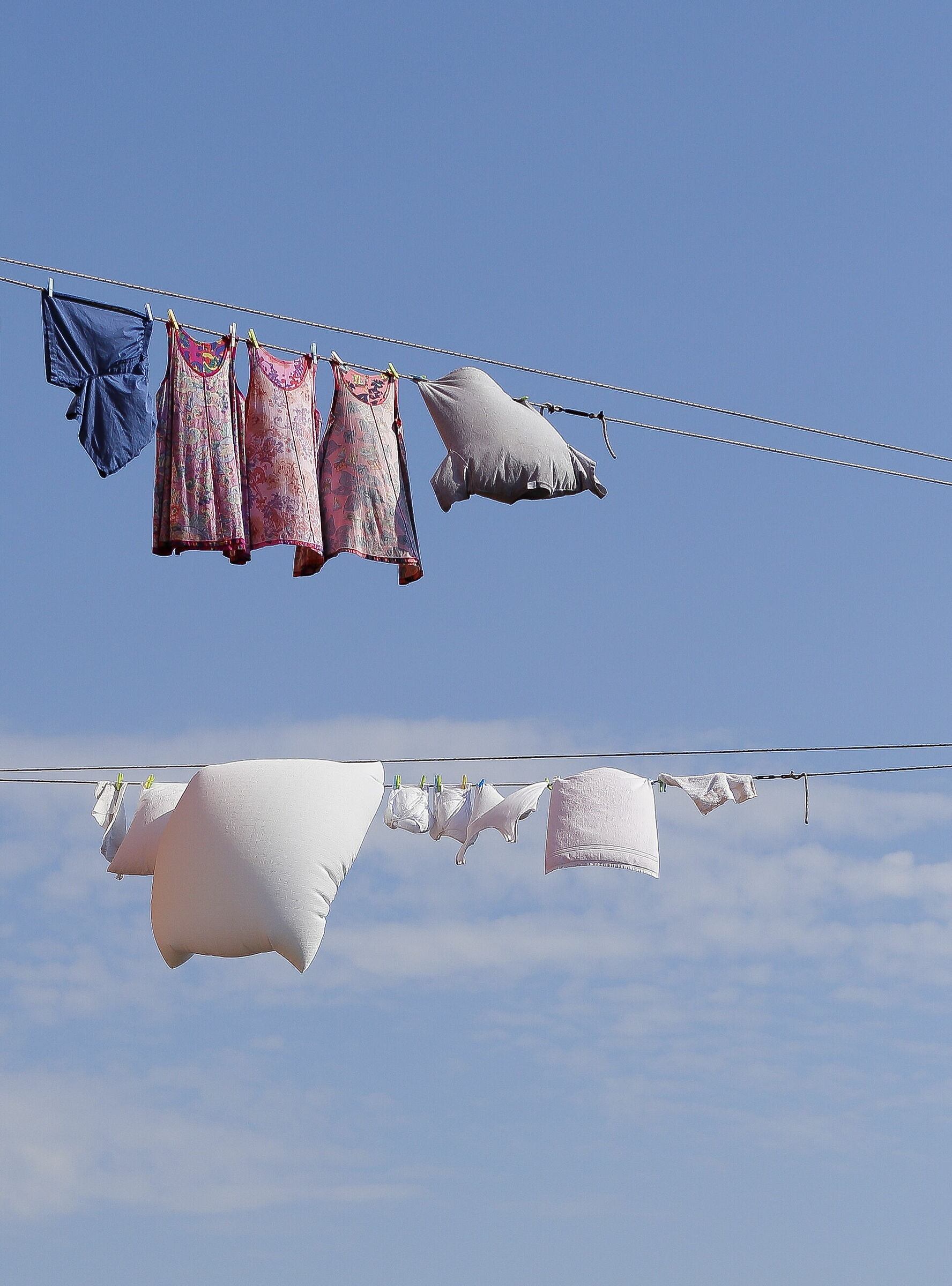 The flight of clothes (Venice) ...