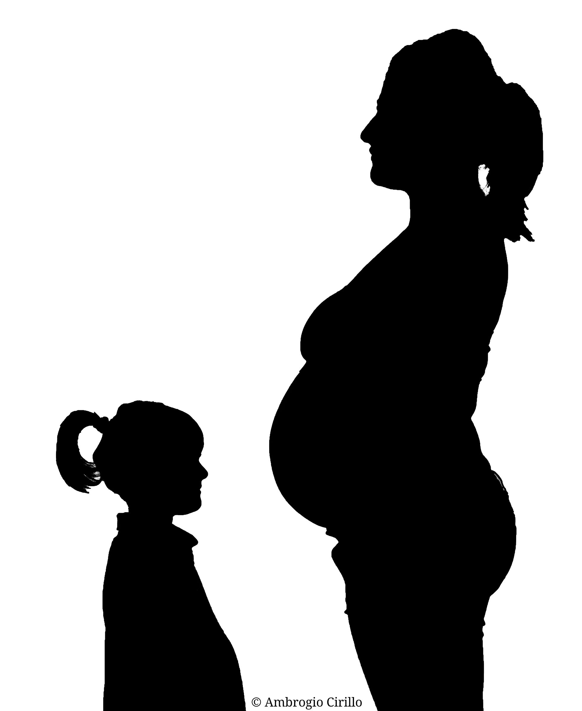 Mommy silhouette...