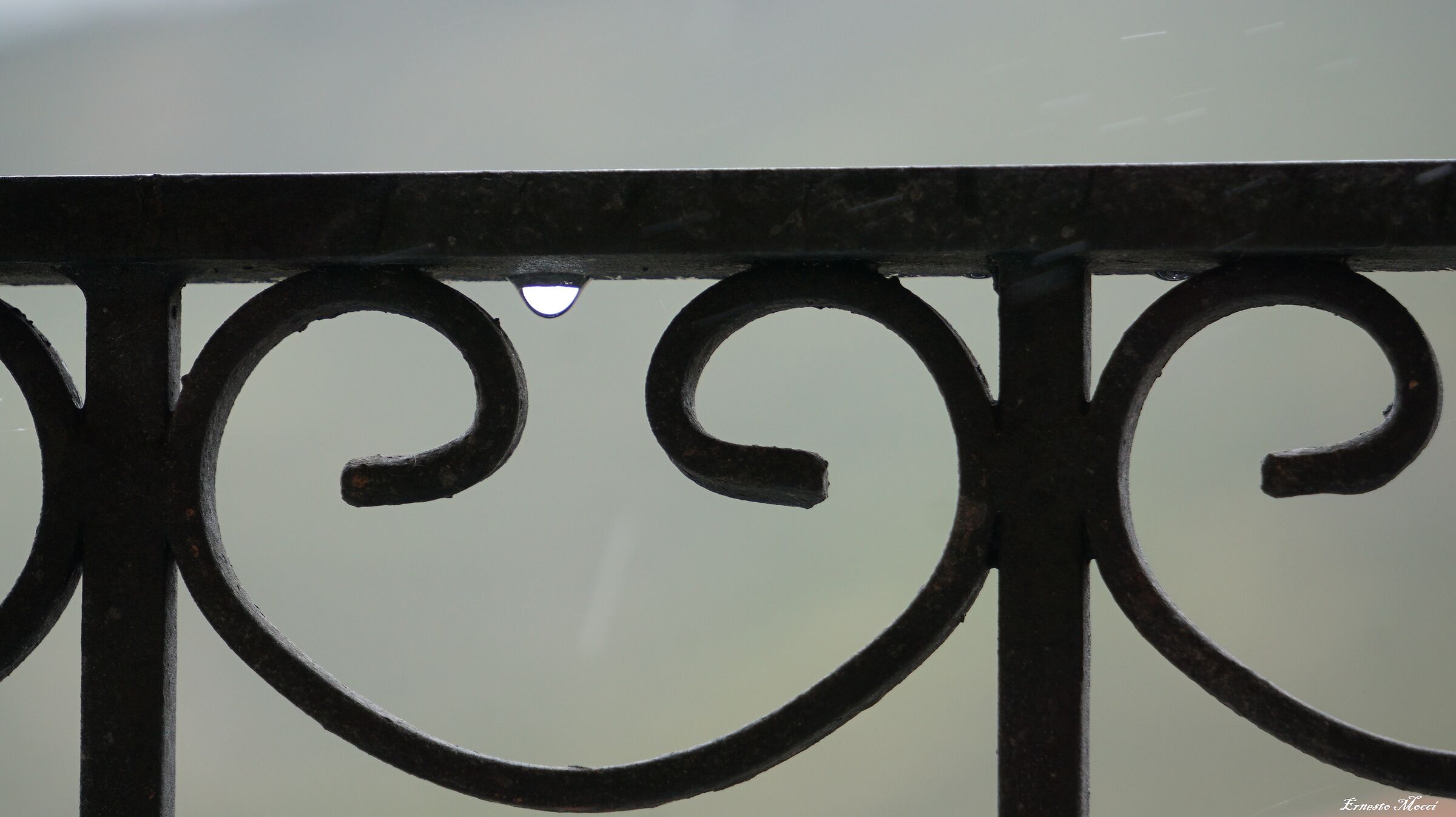 Bad weather-even the iron has a heart of light...