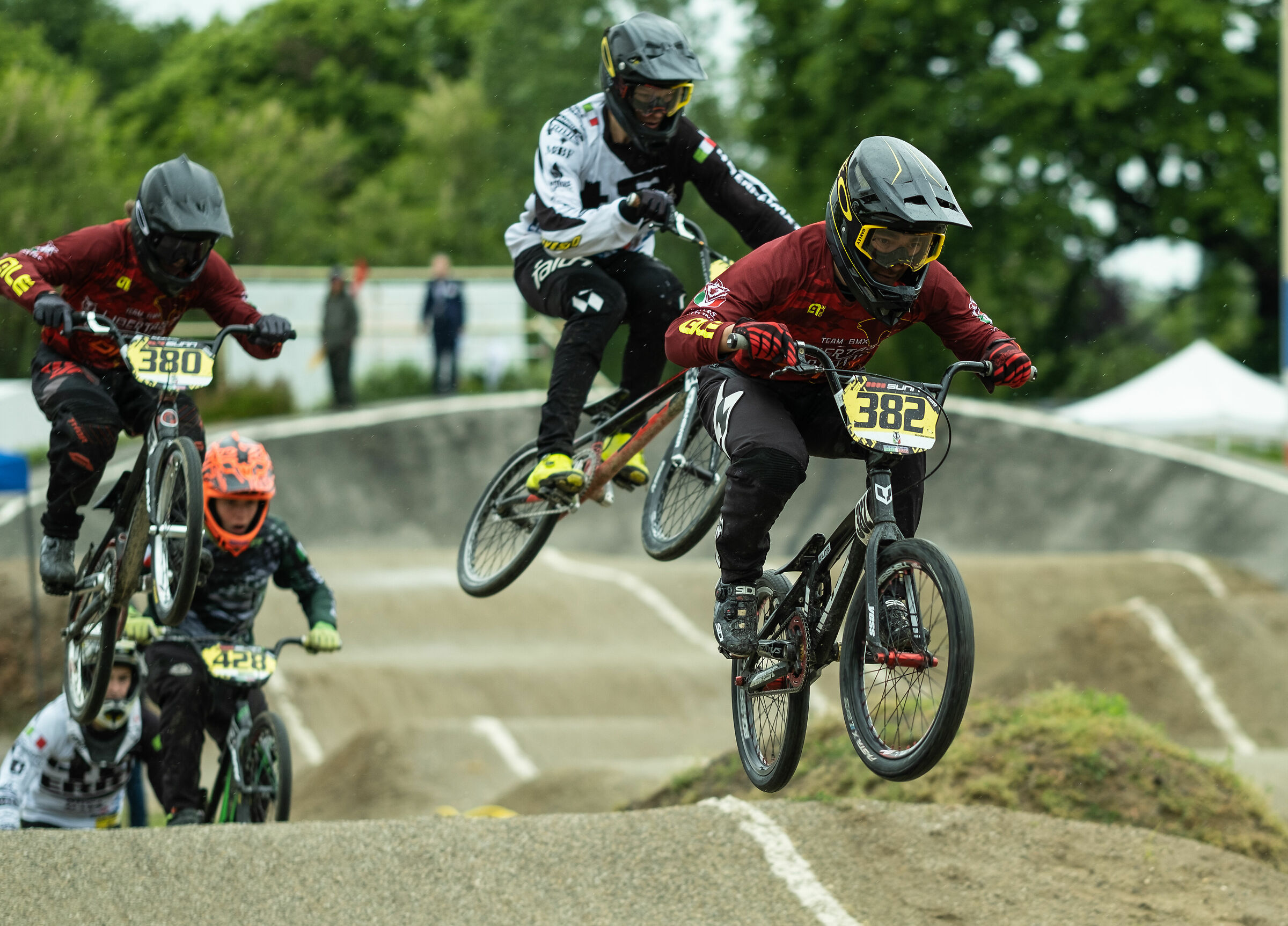 BMX in tussle...