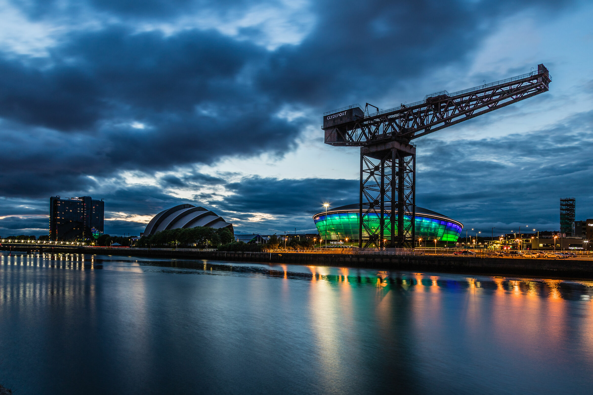 Blue Hour at River Clyde-Glasgow...