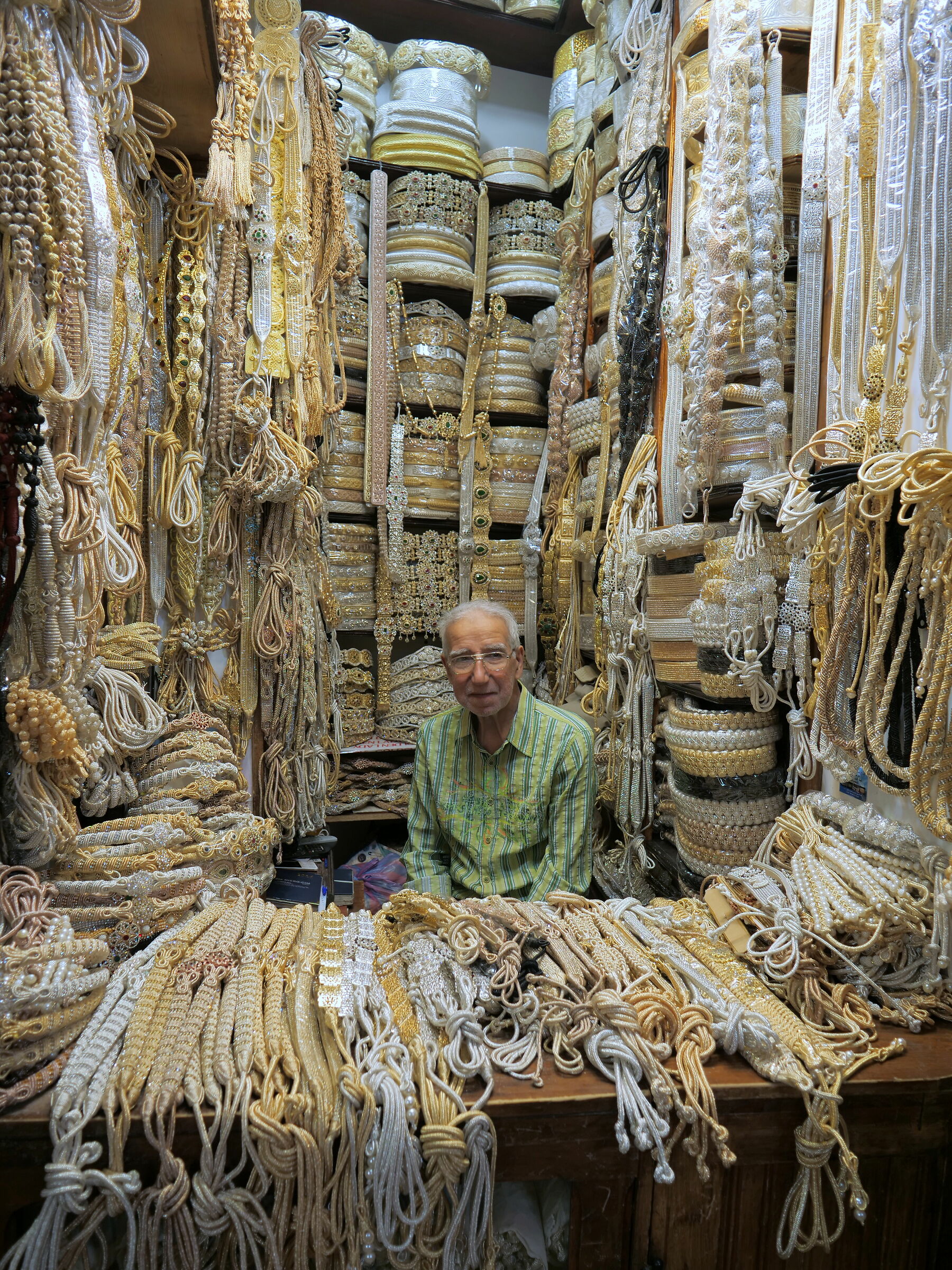 The seller of ornamental ropes...
