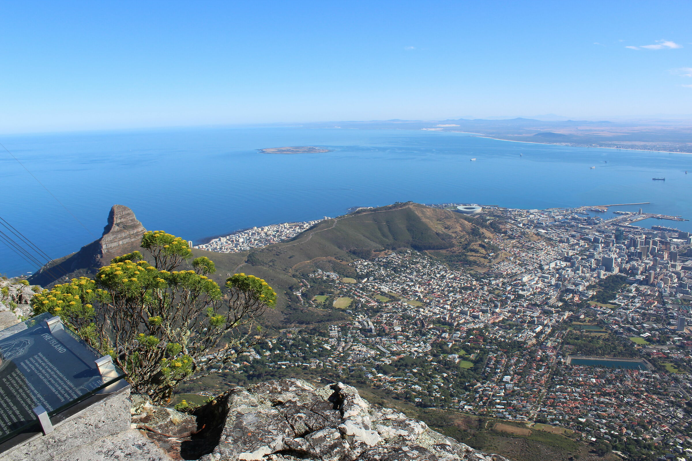 Città del capo da Table Mountain...