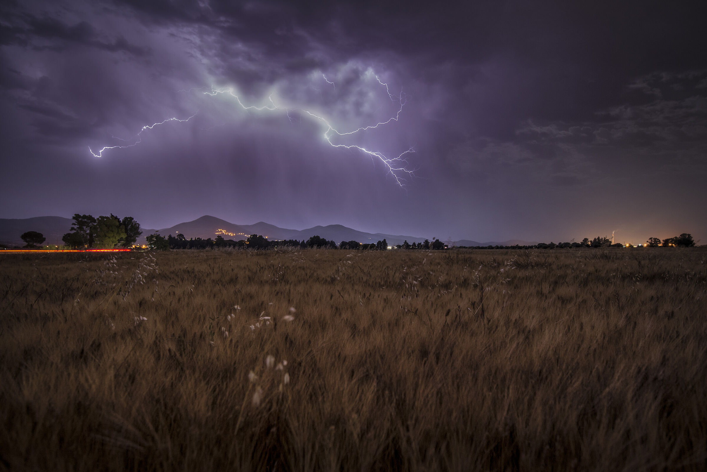 Lightning in the fields...