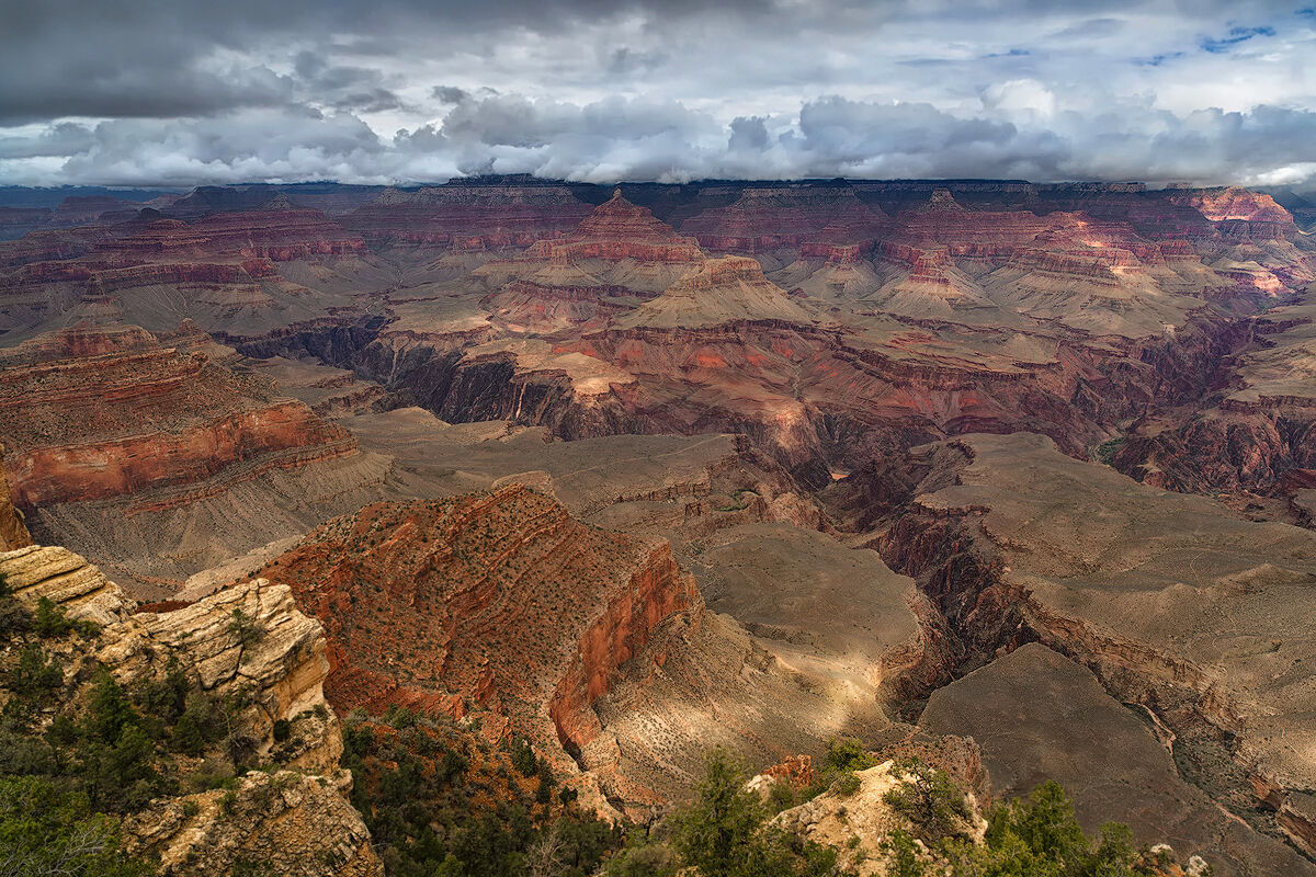 the colors of the Grand Canyon...