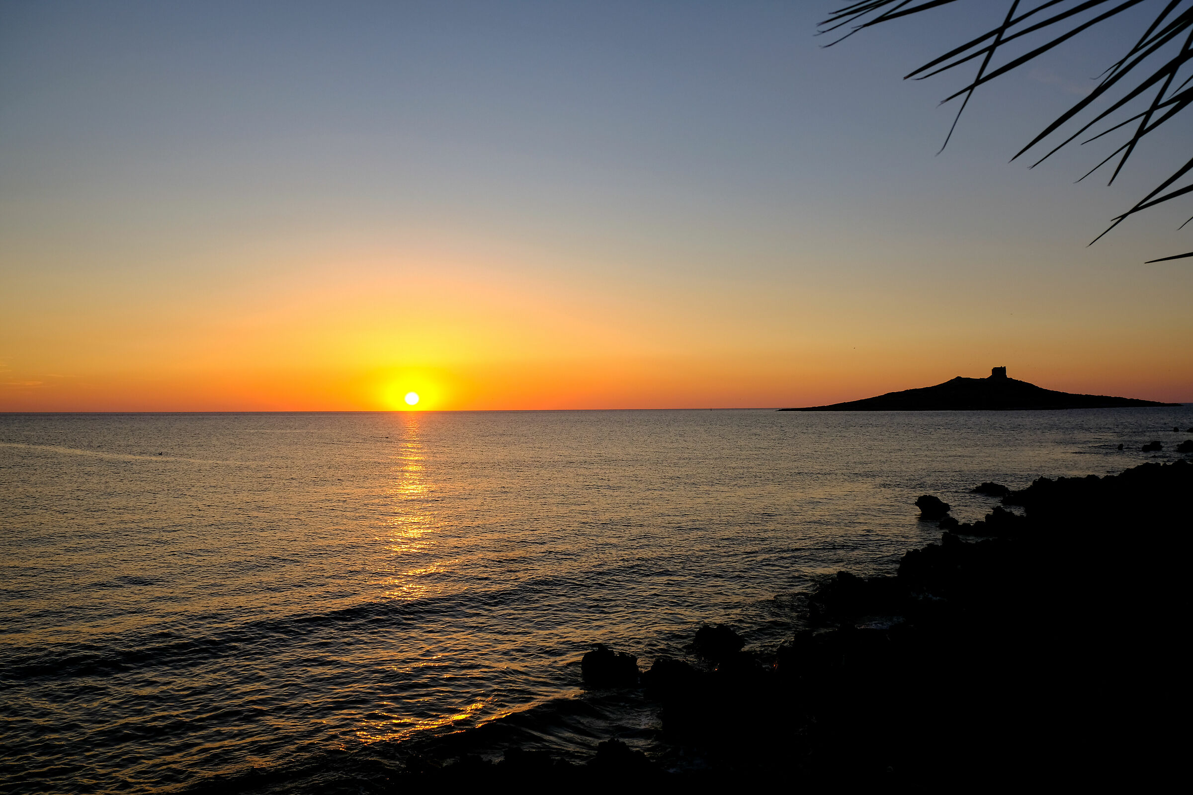 sunset at Female Island...