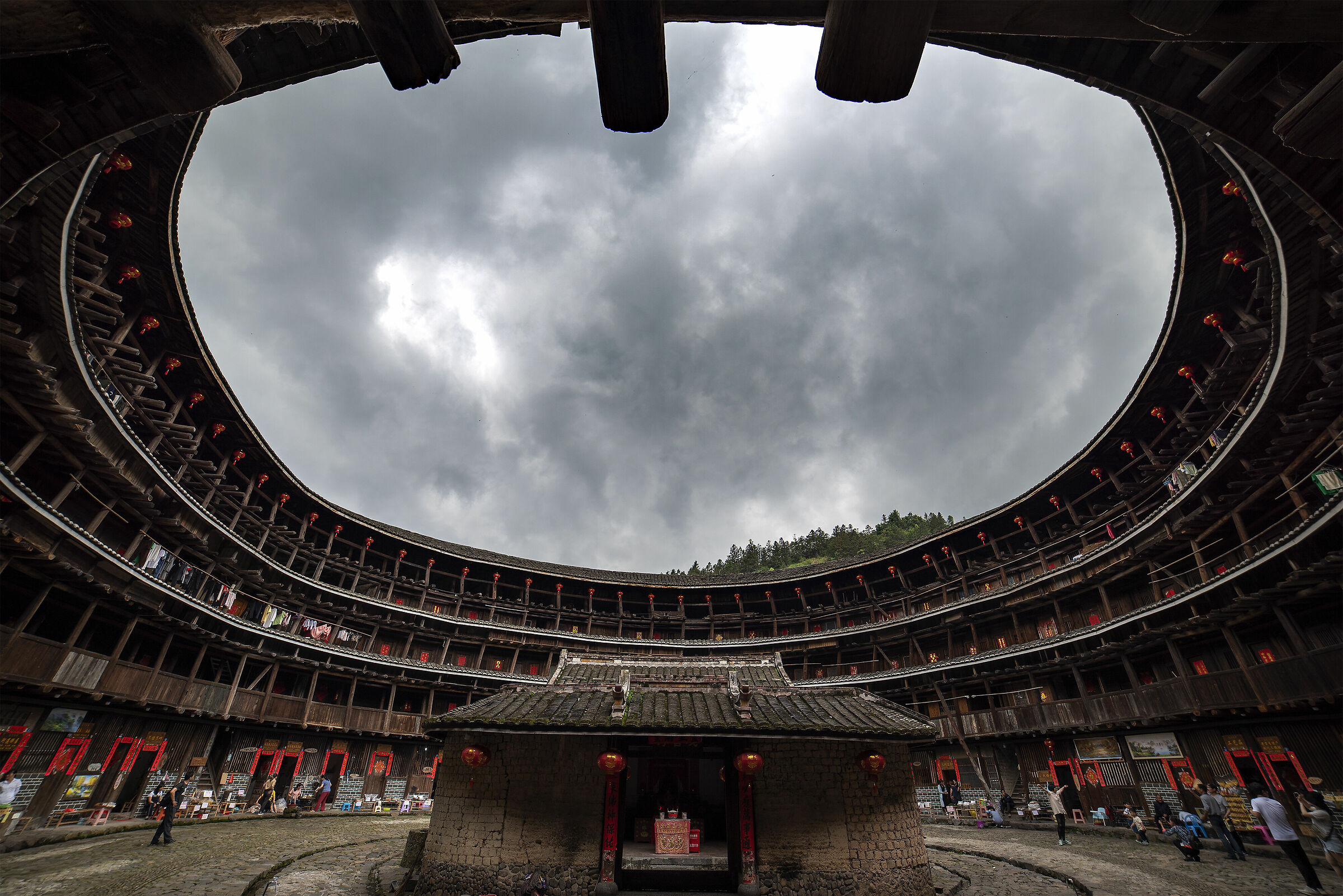 China: the Tulou fortresses-village...