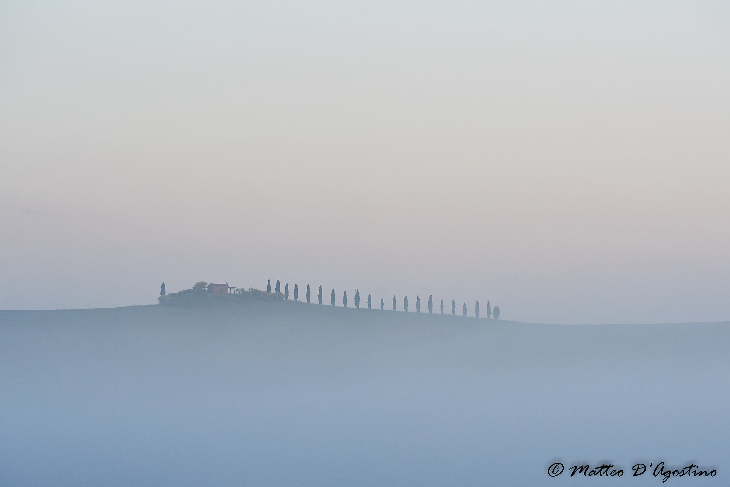 Fog in Val d'Orcia...