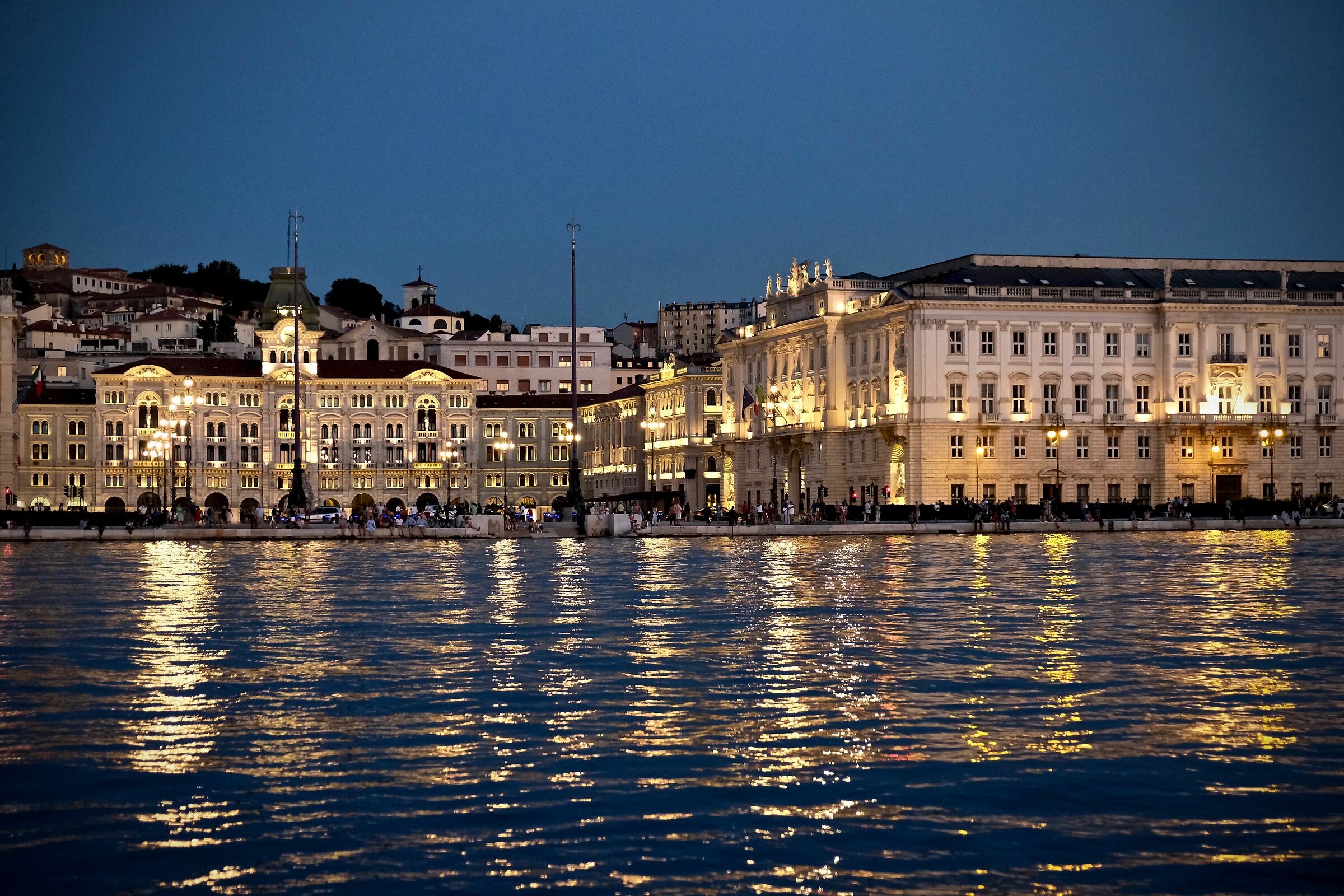 Trieste at night...