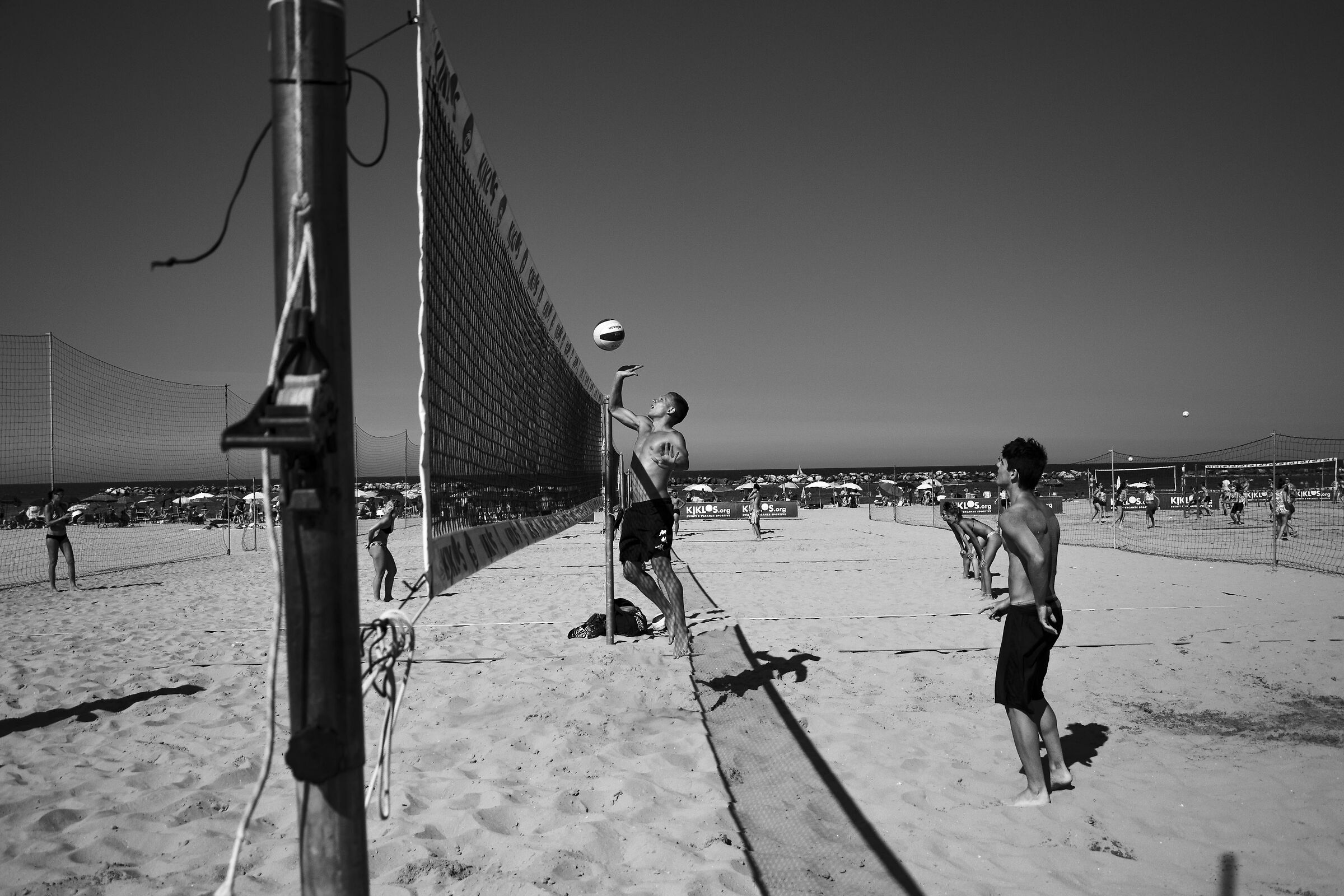 game at the beach...