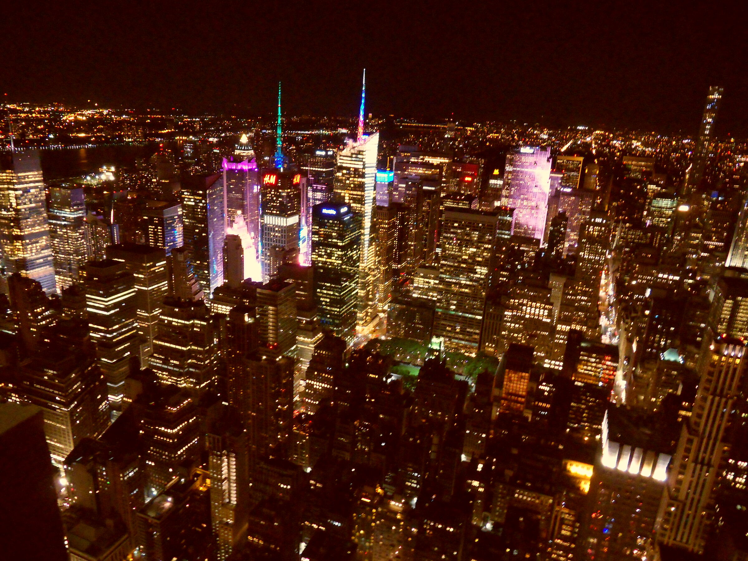 Vista dall'Empire State Building...
