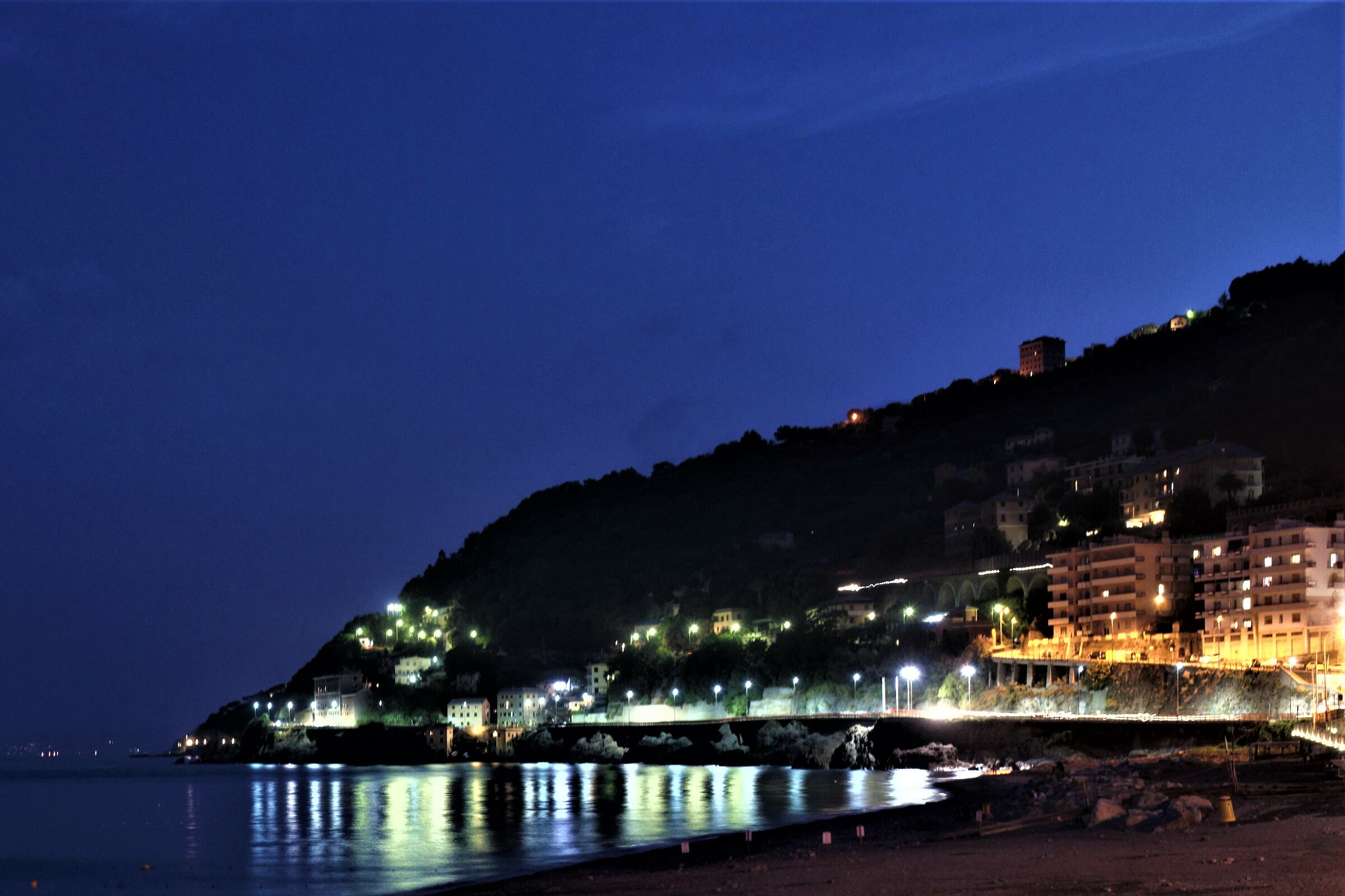 serata di bonaccia sul golfo di Genova......