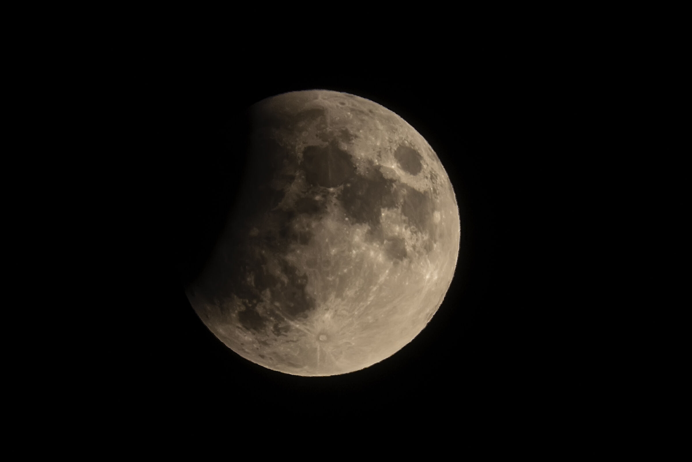 Partial lunar eclipse July 16, 2019...