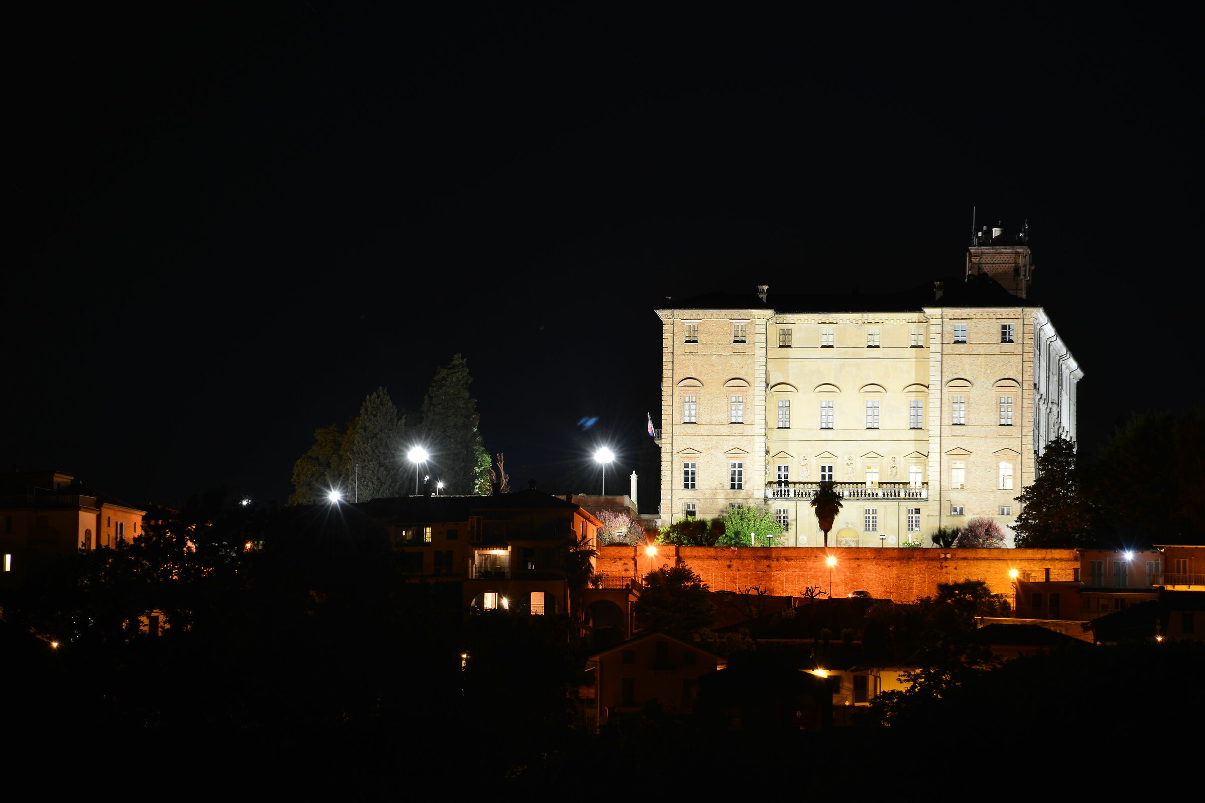 Govone castle by night...