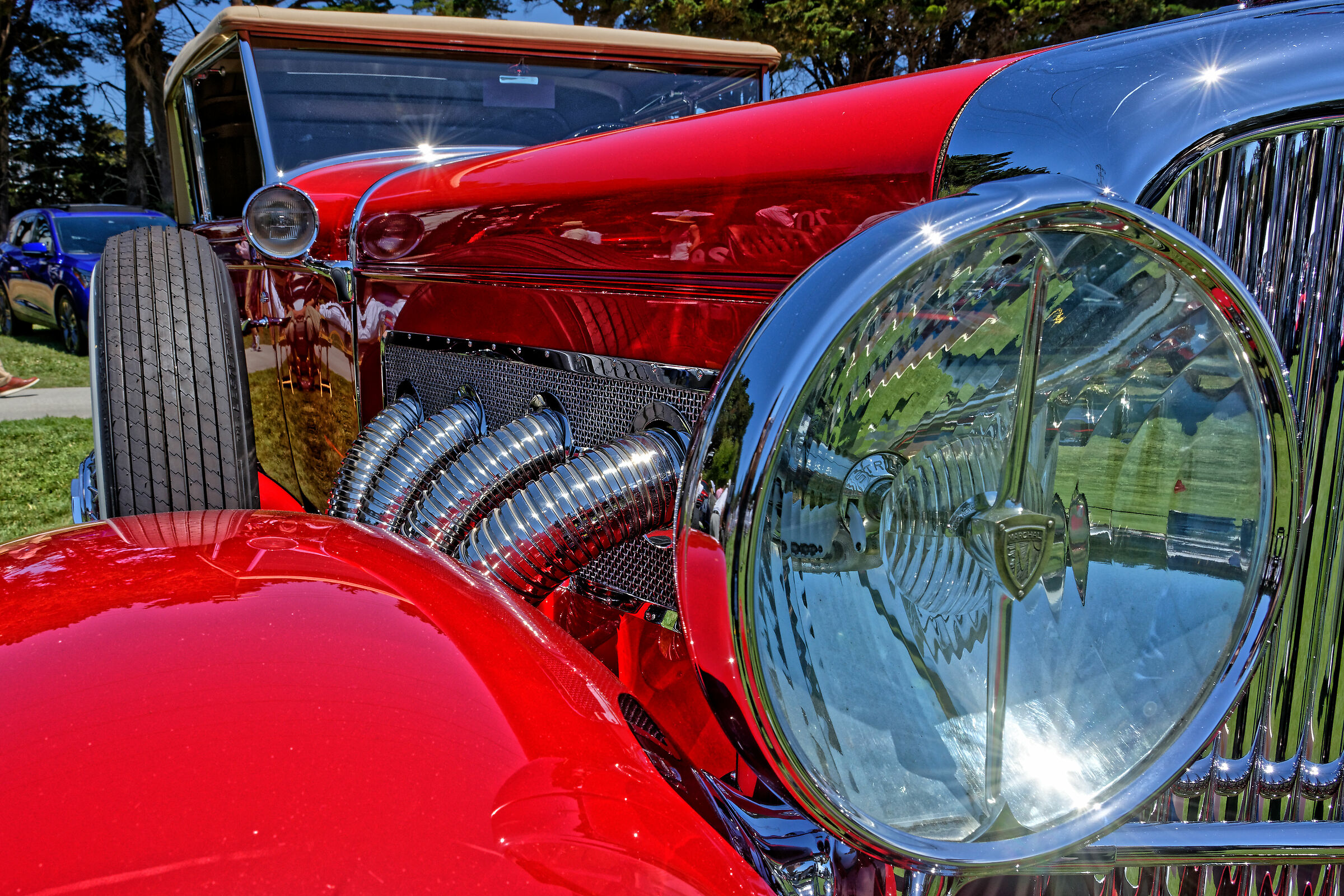 old style car details...