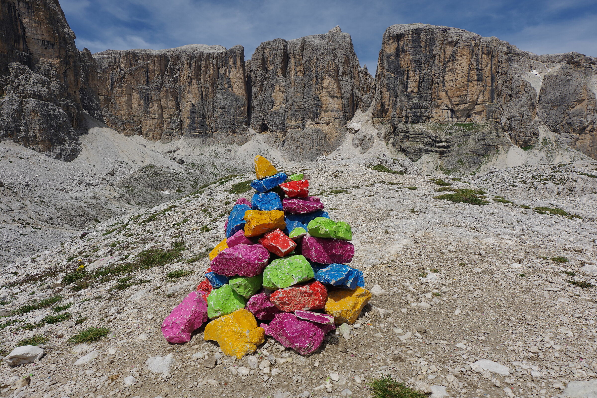 colors in the Vallon, Sella group...