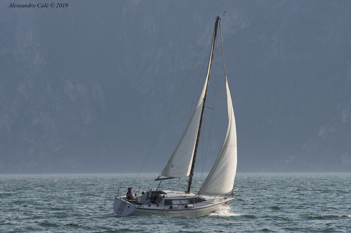 Sailing on Lake Garda 0989...