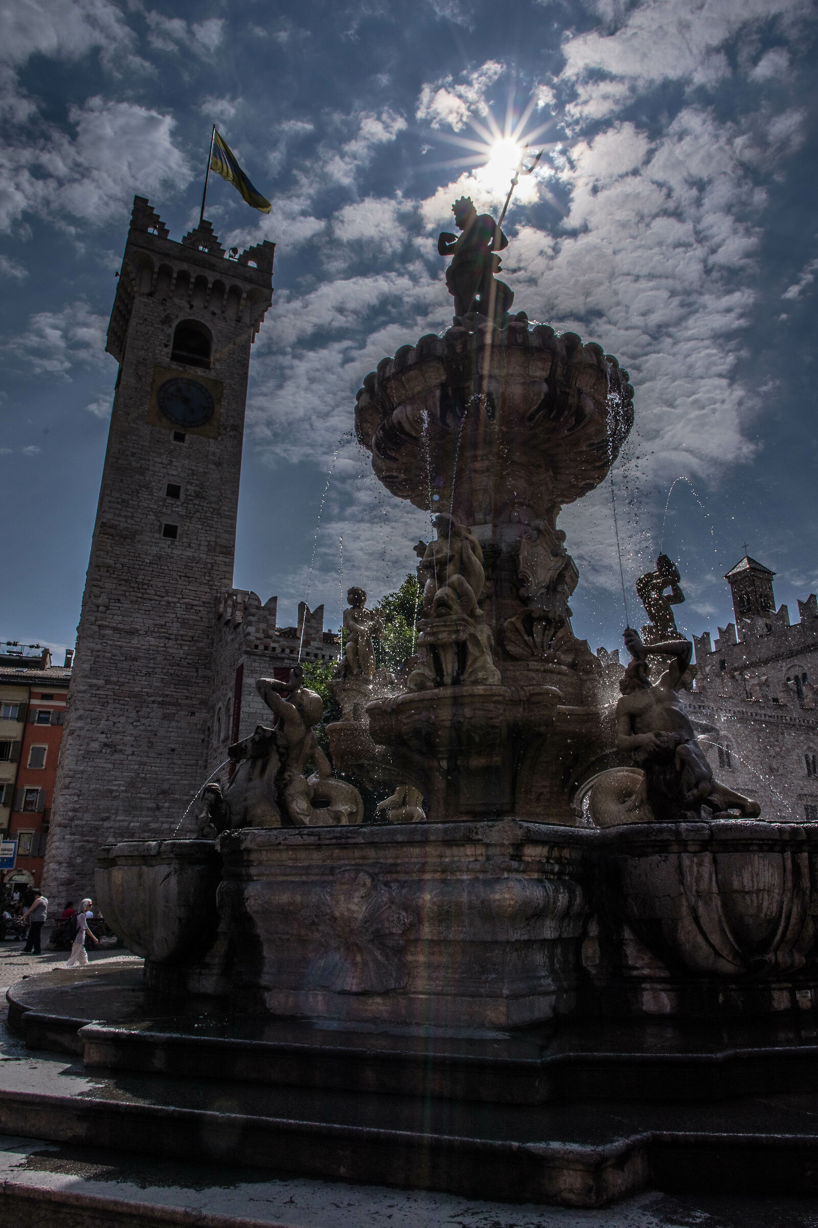 La fontana del Nettuno - Piazza Duomo (Trento)...